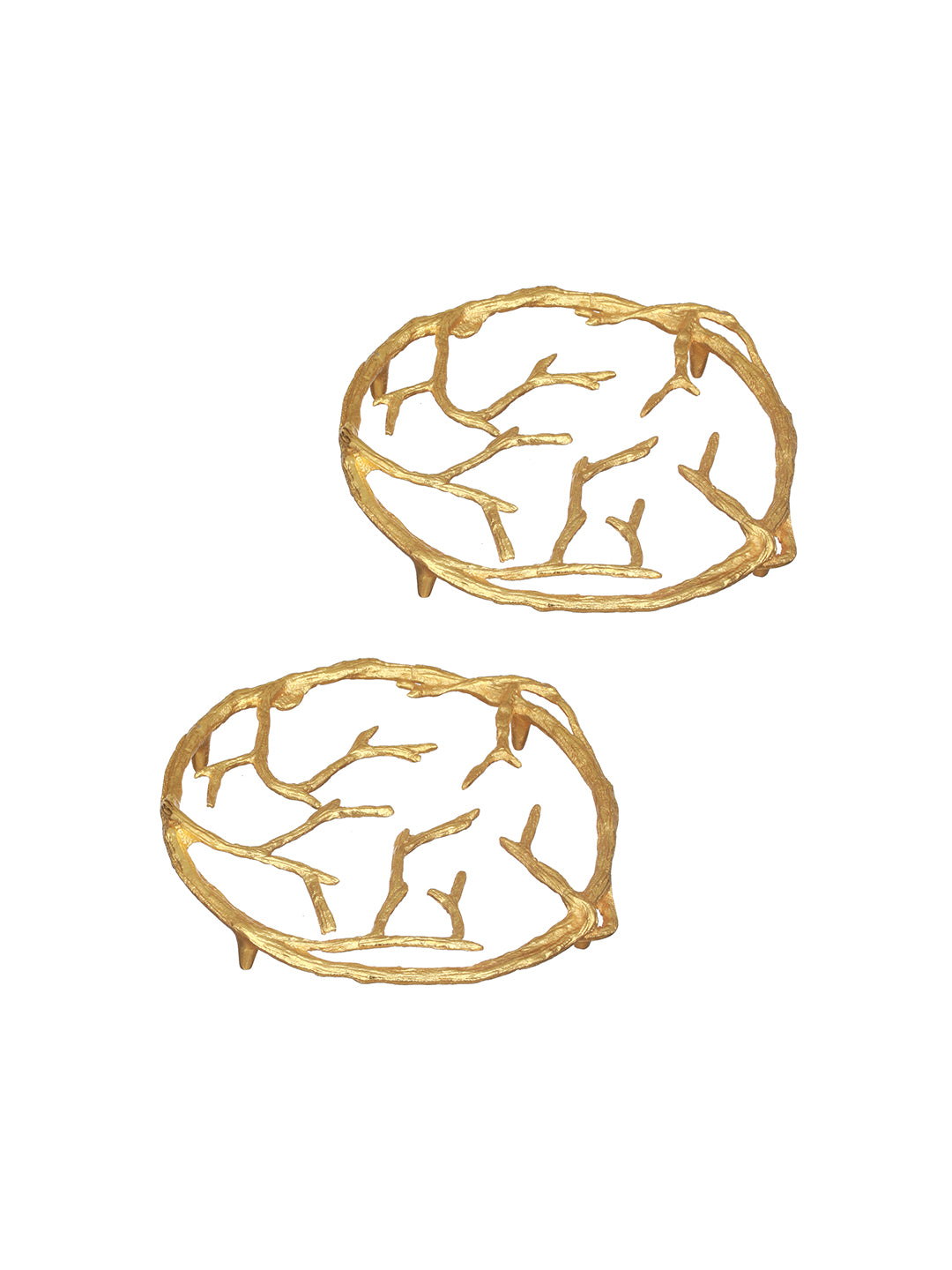 EarthyRoots Trivet- Gold (Pack Of 2)