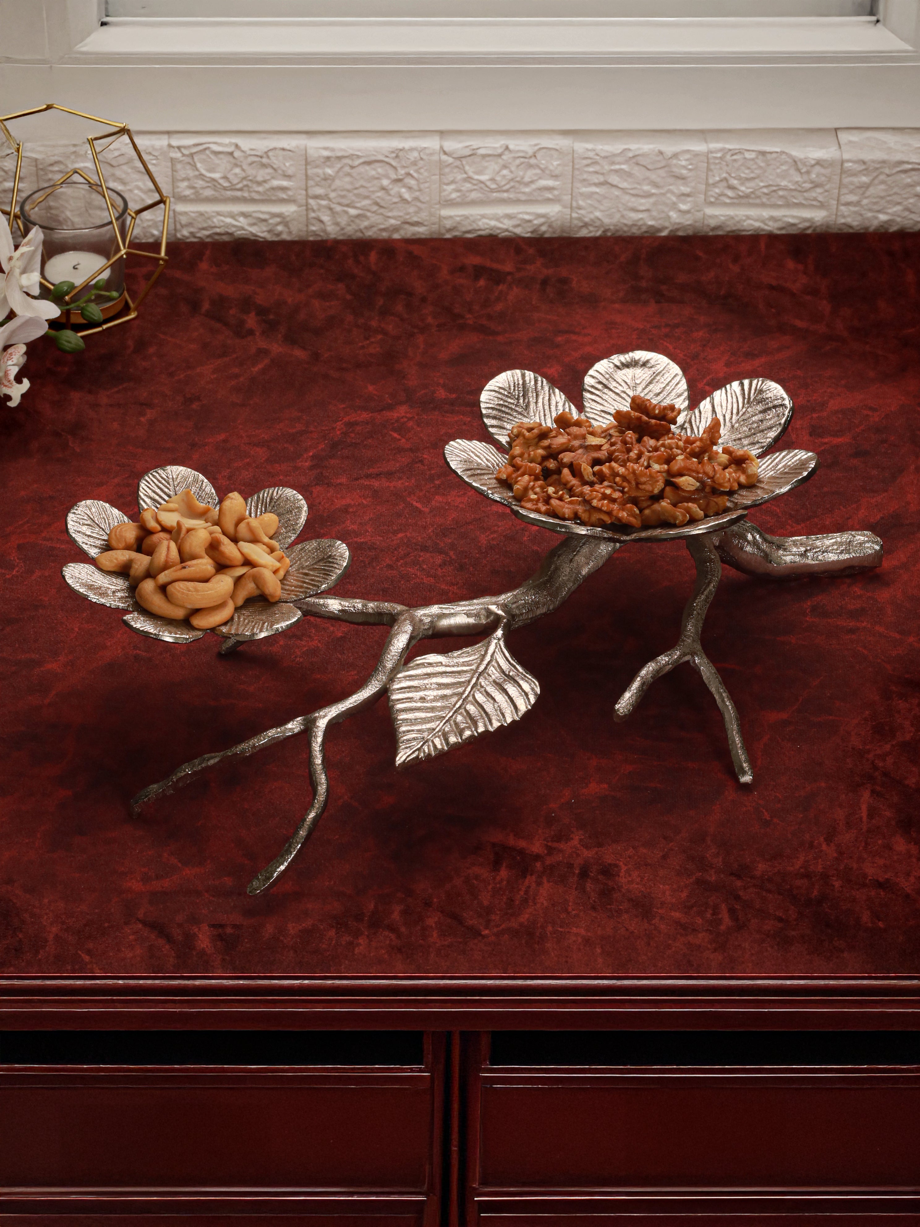 Dual Blossom Platter