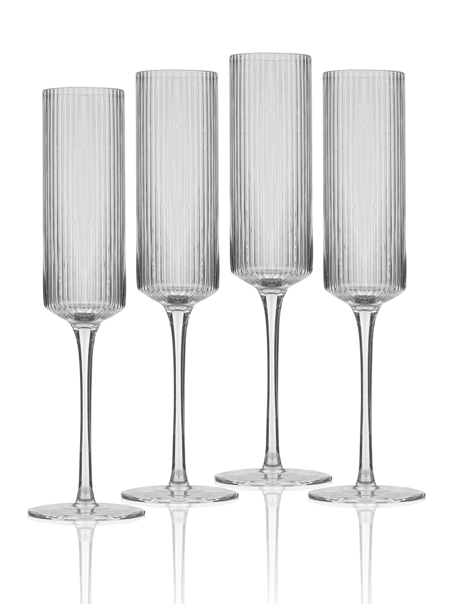Exquisite Champagne Glass- German Crystal (Pack of 4)