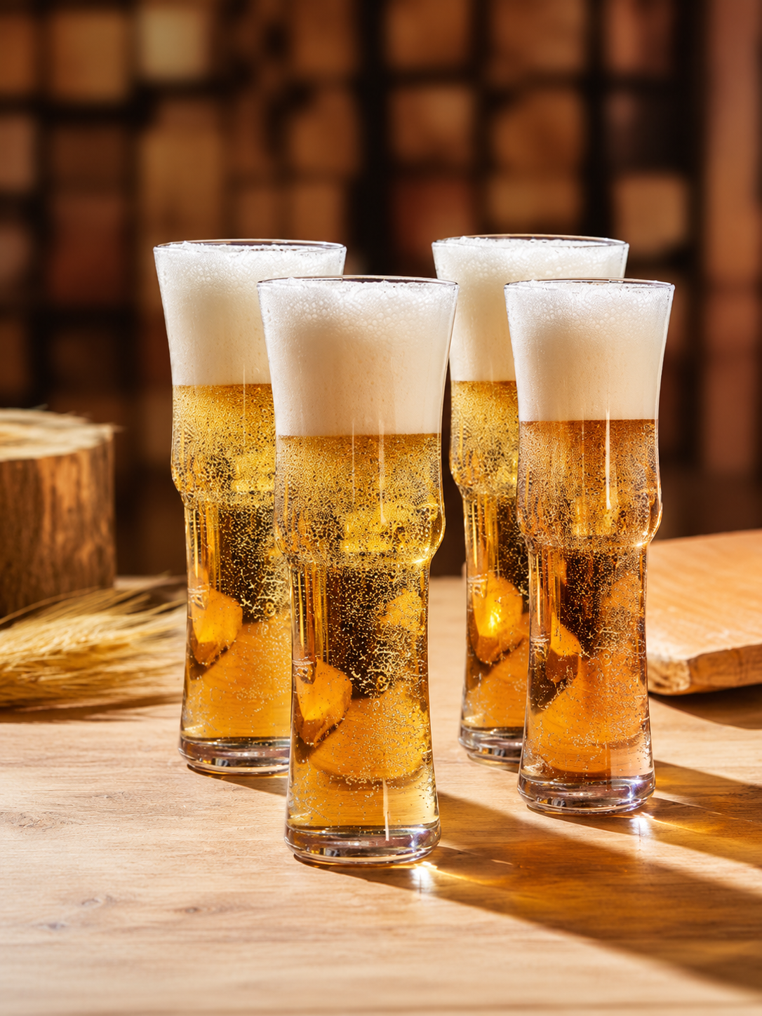 SLIMPOUR CRYSTAL BEER GLASS