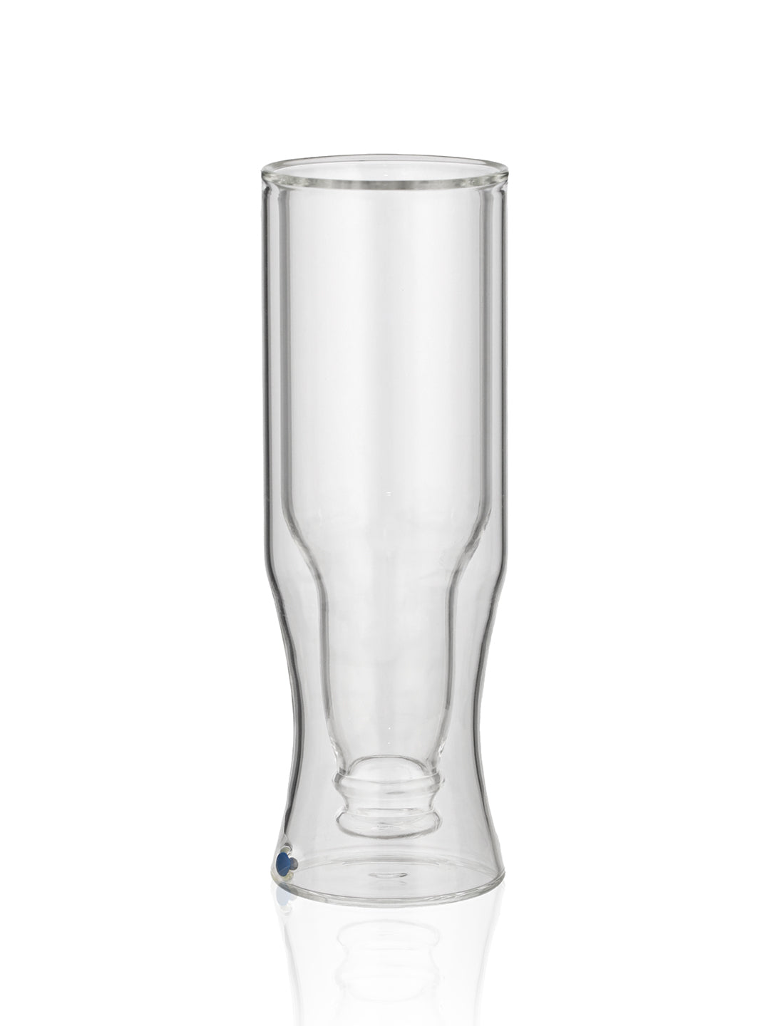 DOUBLE WALL INVERTED BOTTLE SHAPED BEER GLASS