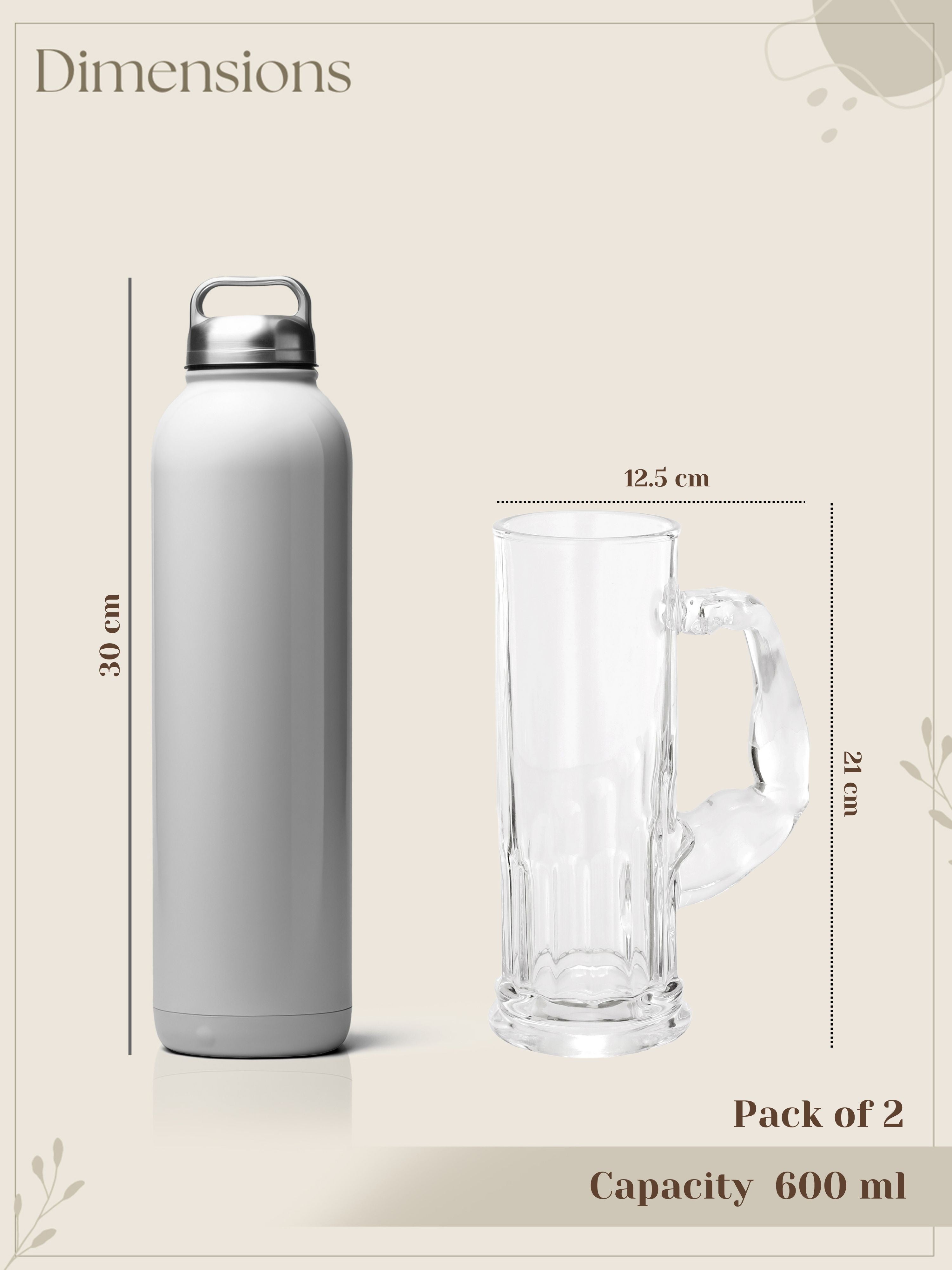PowerPour Beer Mug- Pack of 2