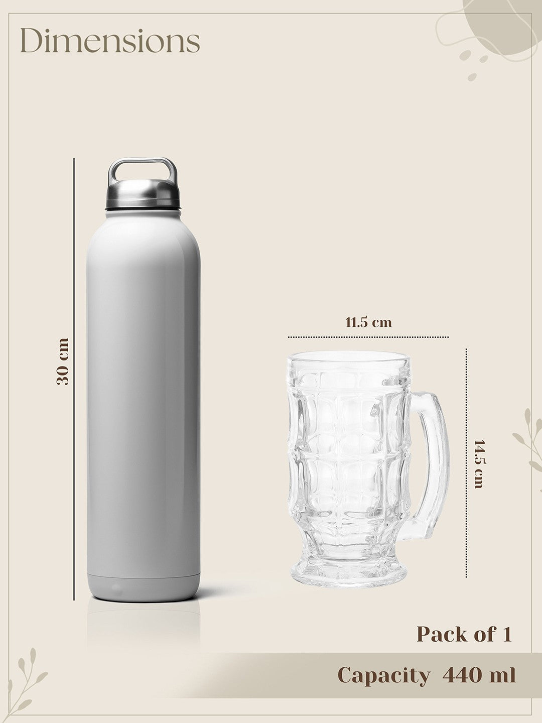 Oaken Clear Beer Mug