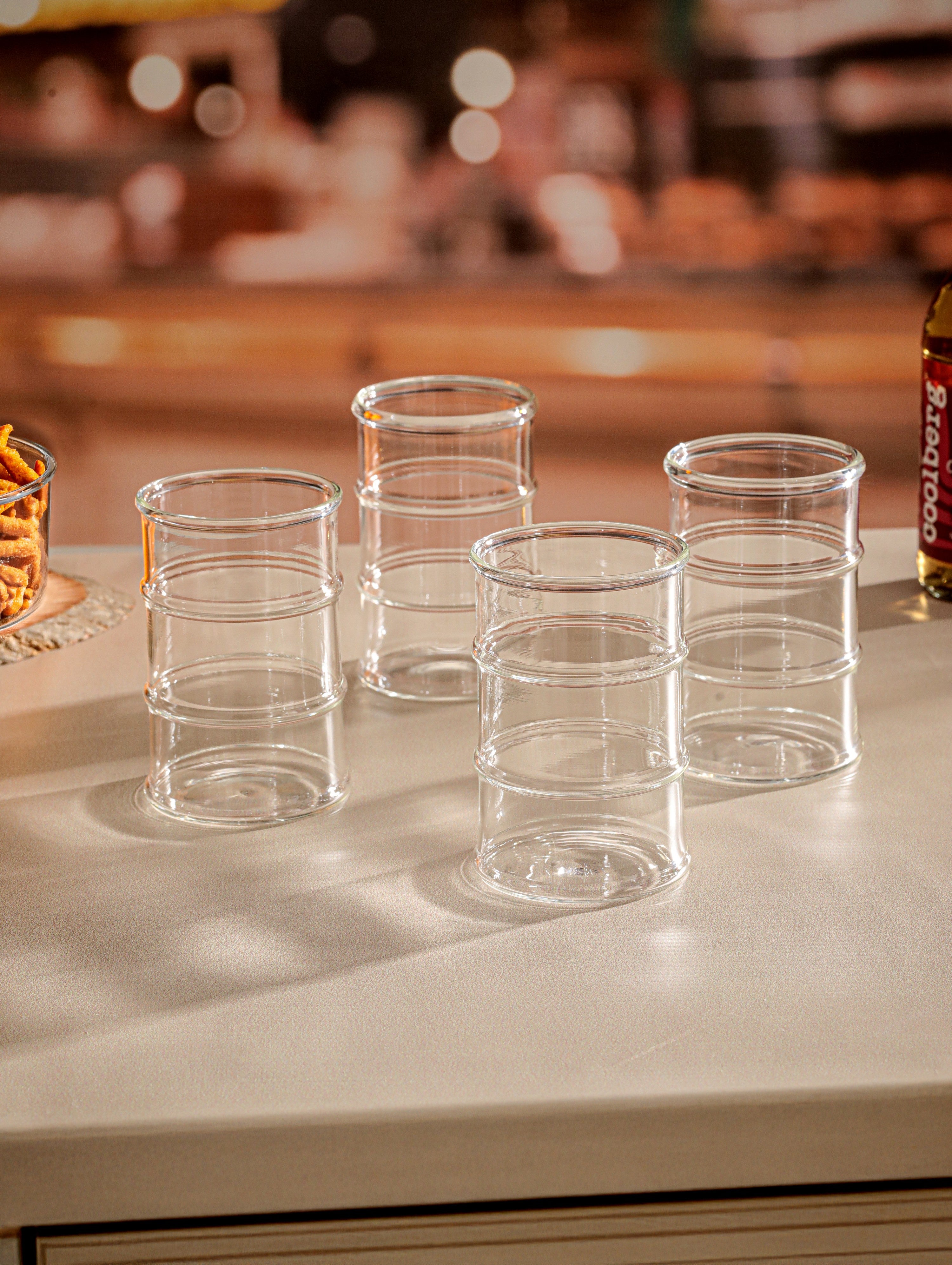Straight Sip Clear Beer Glass