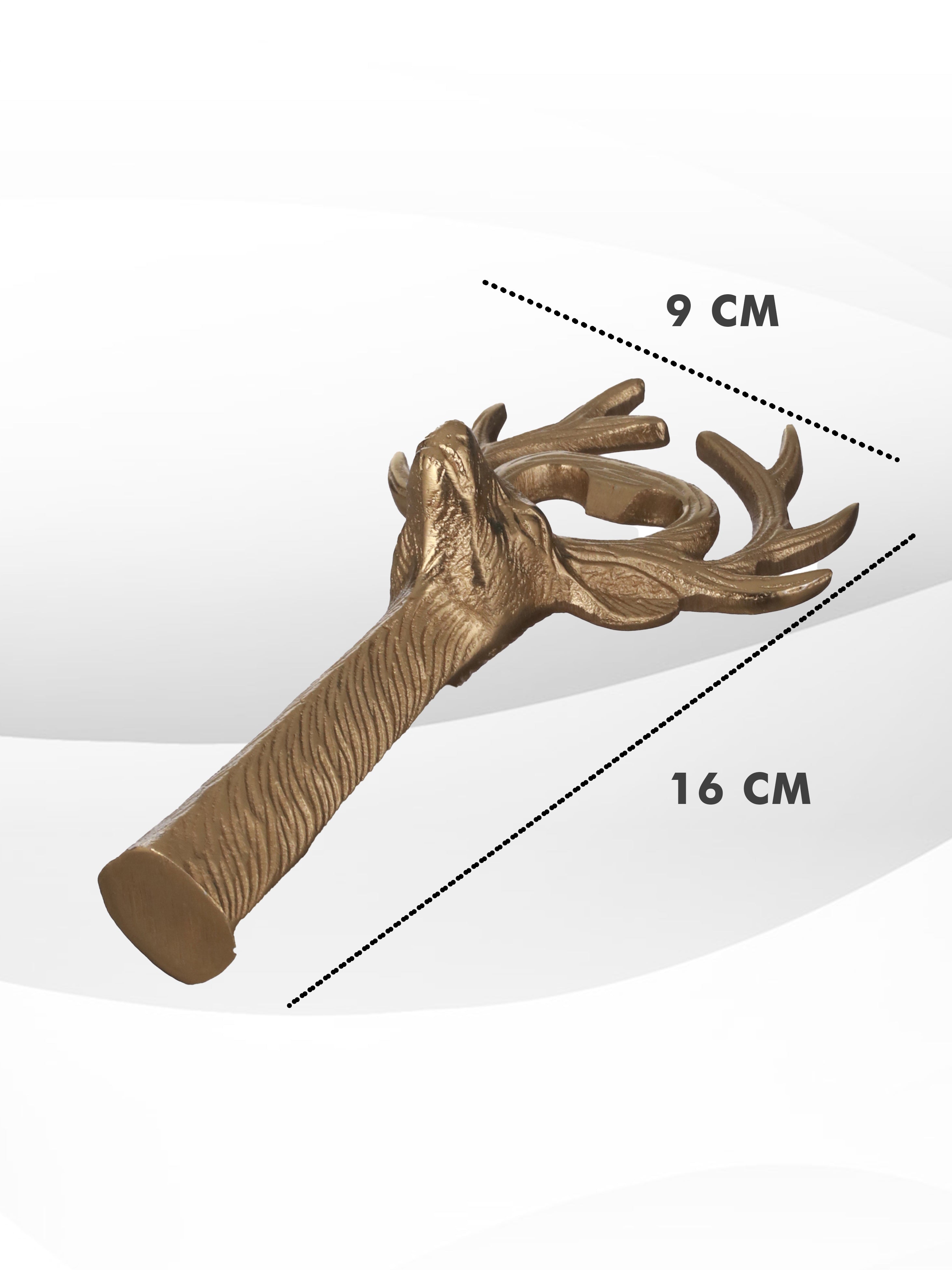 Deer Bottle Stopper and Bottle Opener Combo Set