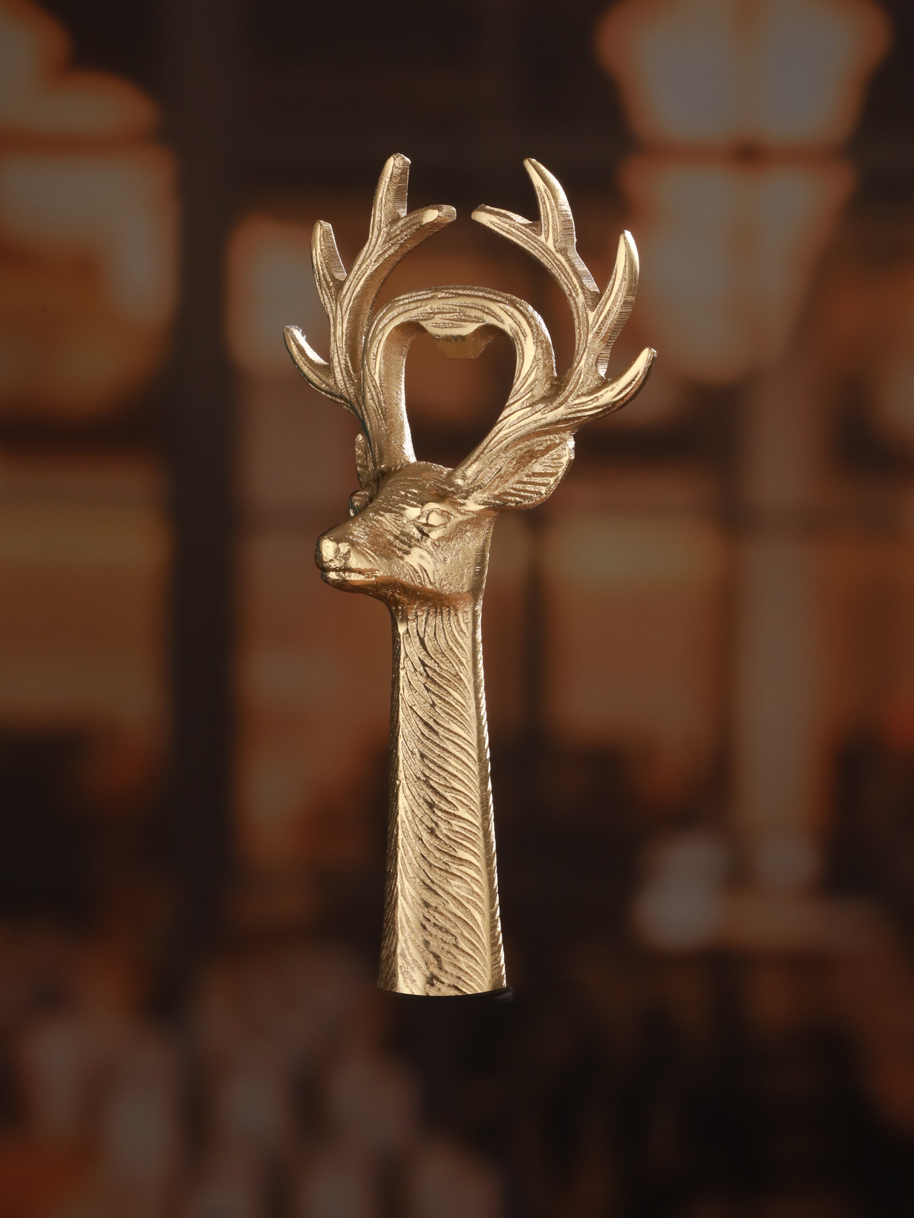 Deer Bottle Stopper and Bottle Opener Combo Set