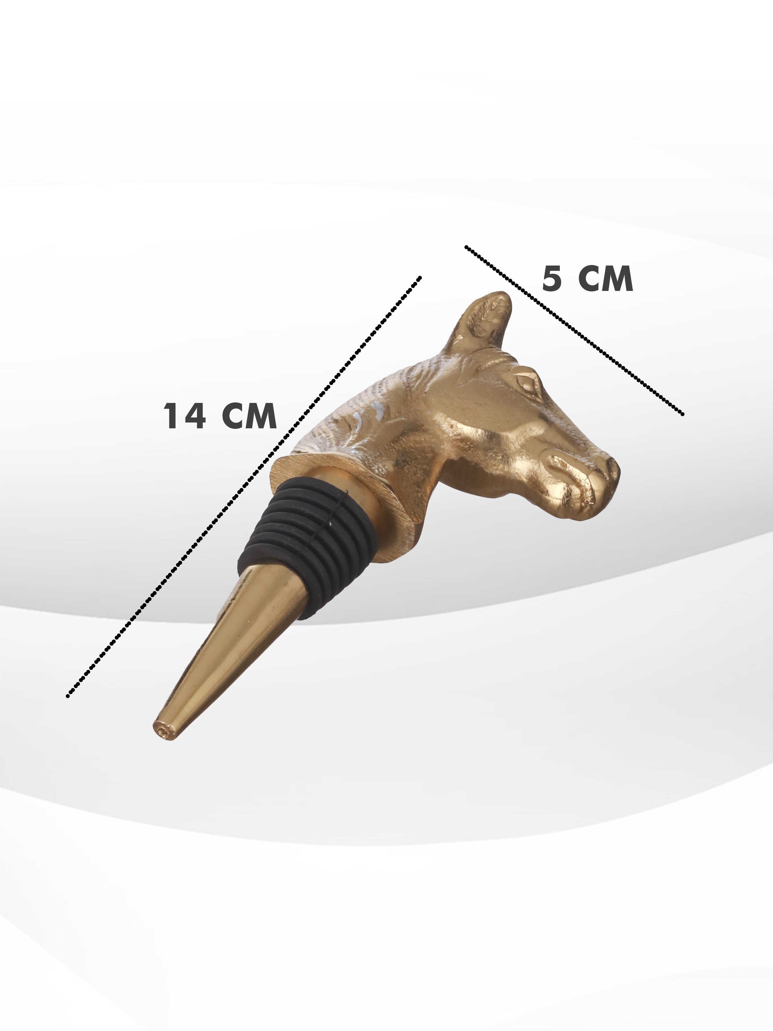Horse and Fish Bottle Stopper Combo Set