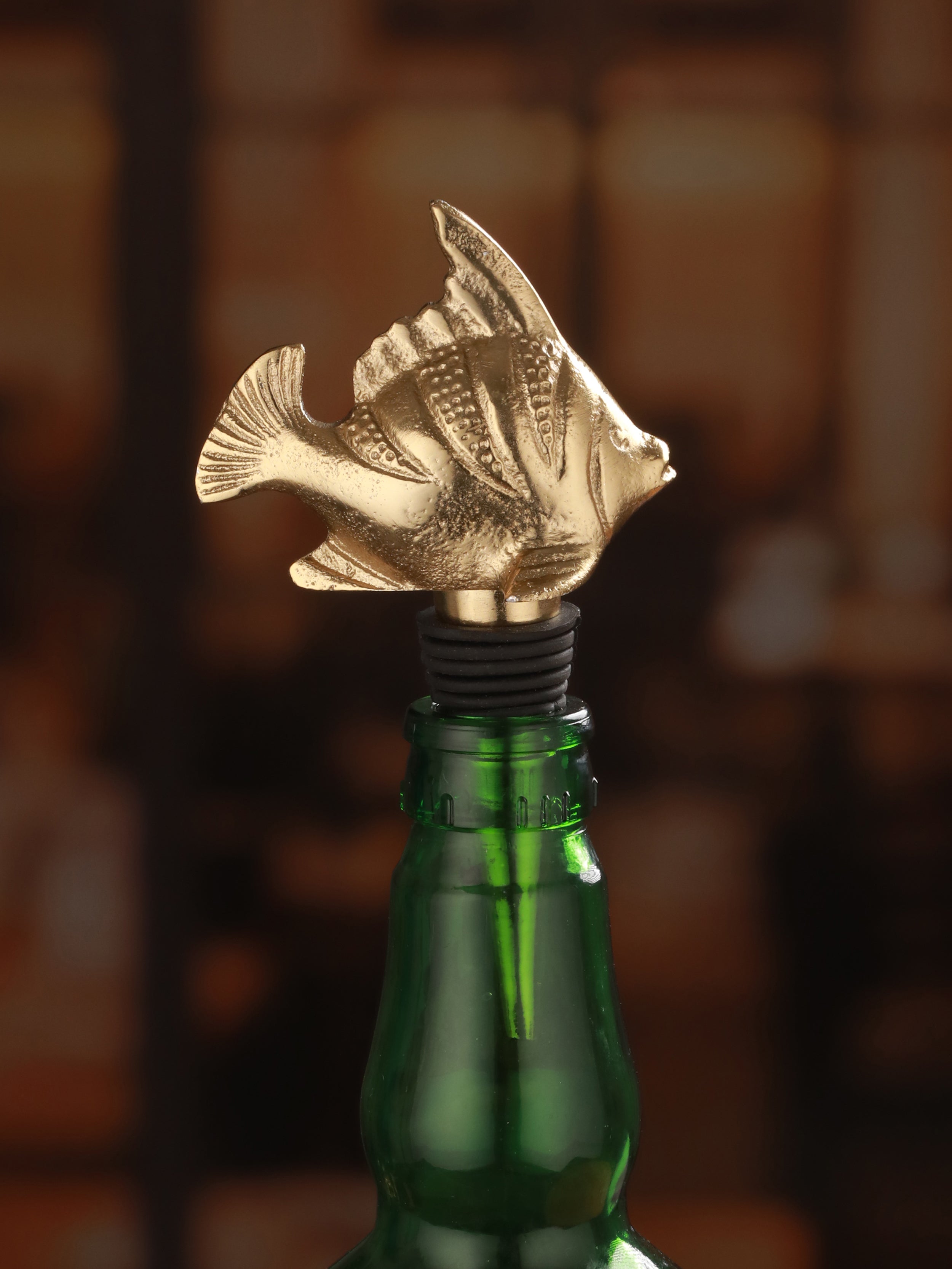 Unique Fish Design Wine Cork Stopper - Coastal Chic