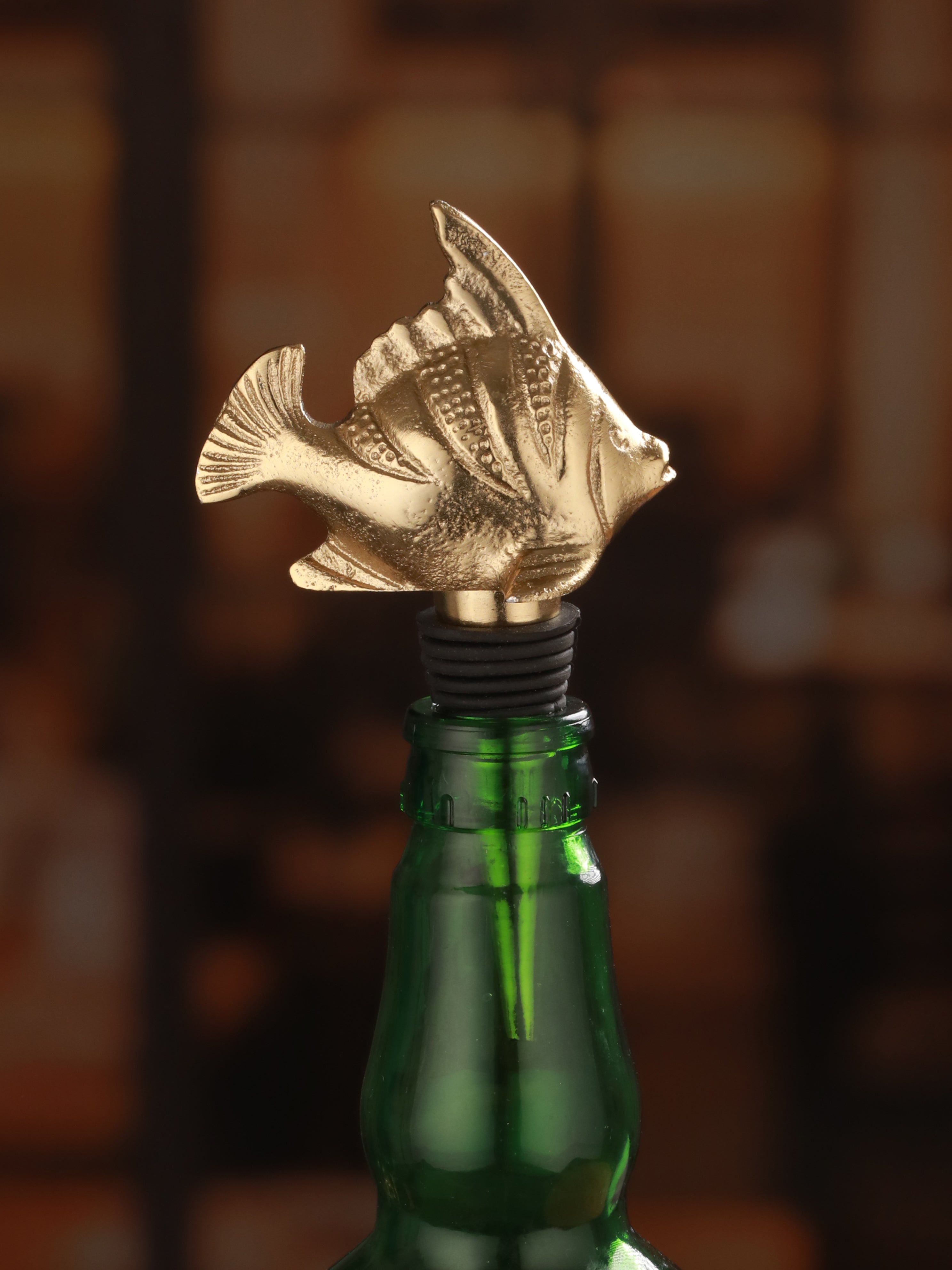 Horse and Fish Bottle Stopper Combo Set