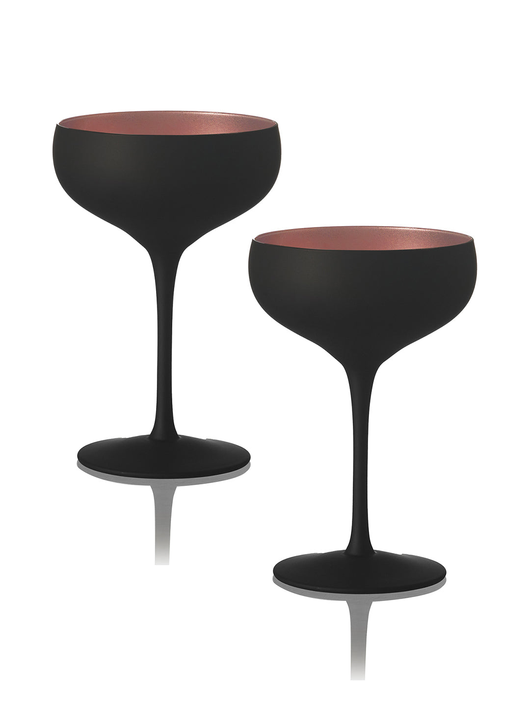 MIDNIGHT NOIR COUPE GLASS - PACK OF 2