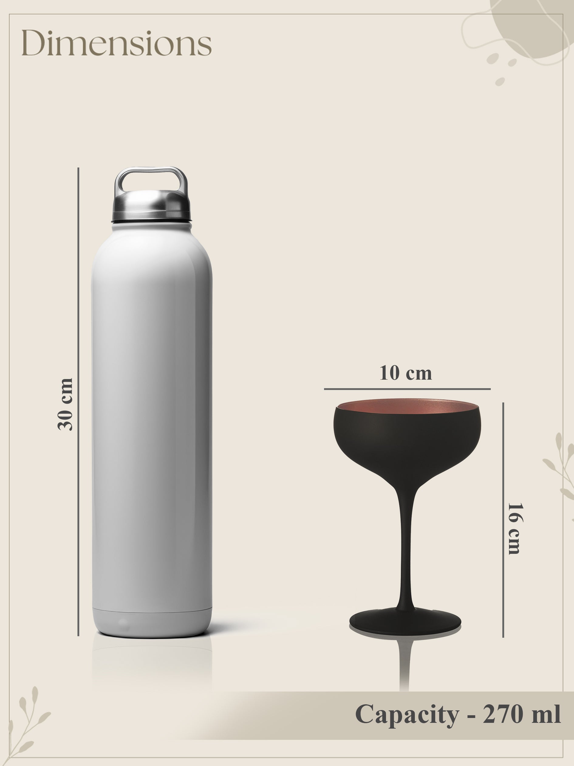 MIDNIGHT NOIR COUPE GLASS - PACK OF 2
