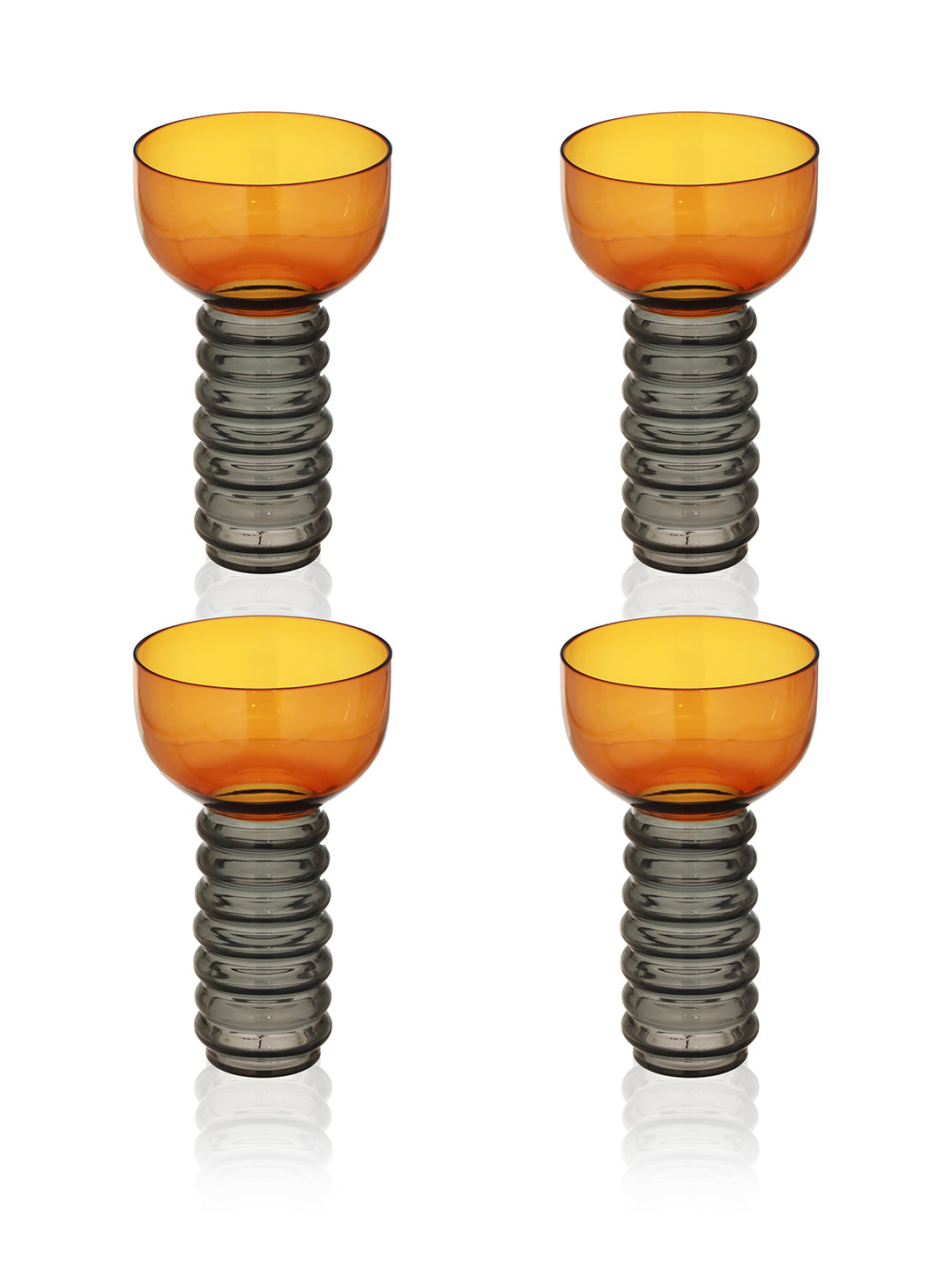 Amber Eclipse Cocktail Glass