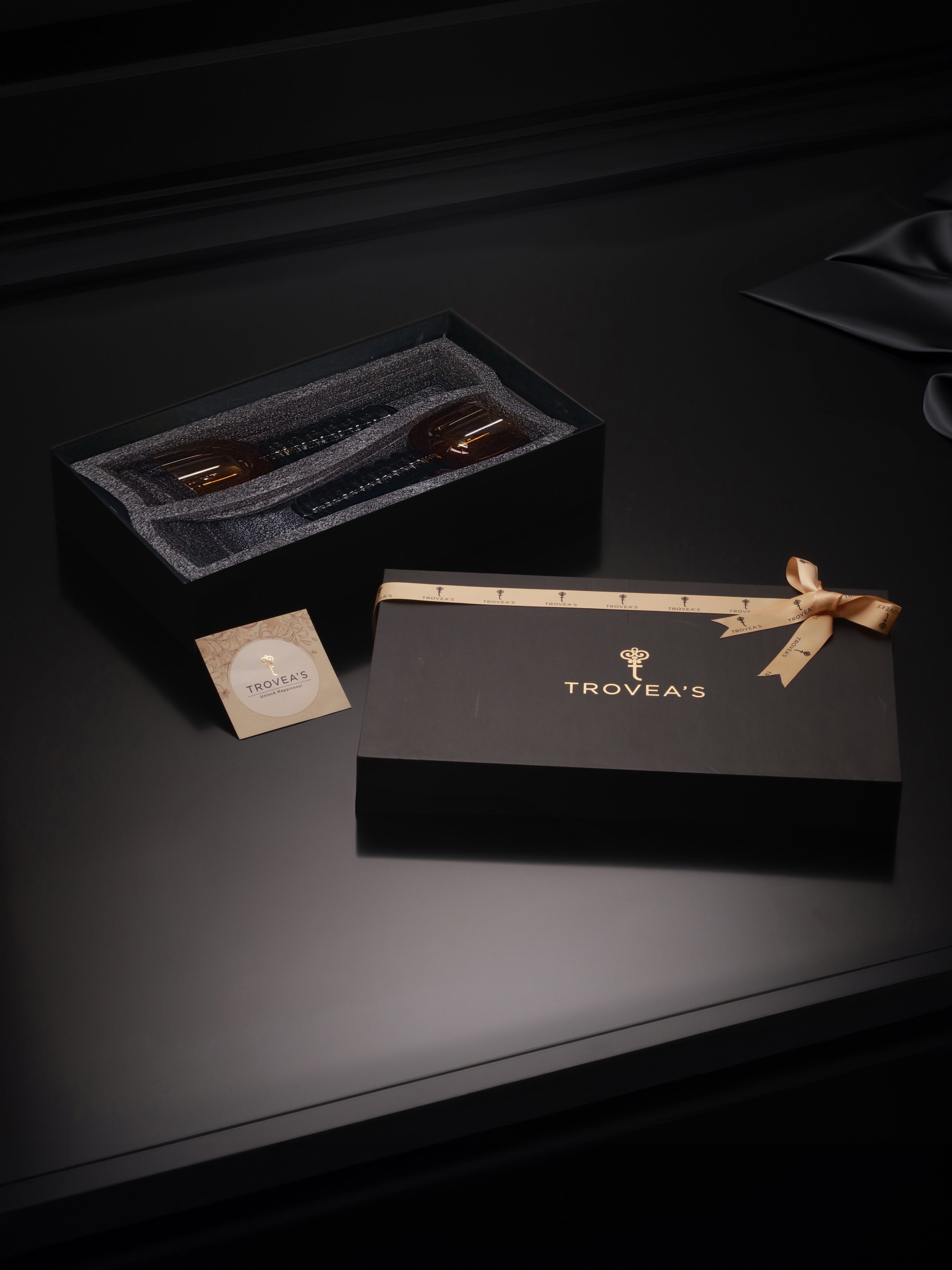 Amber Eclipse Cocktail Glass