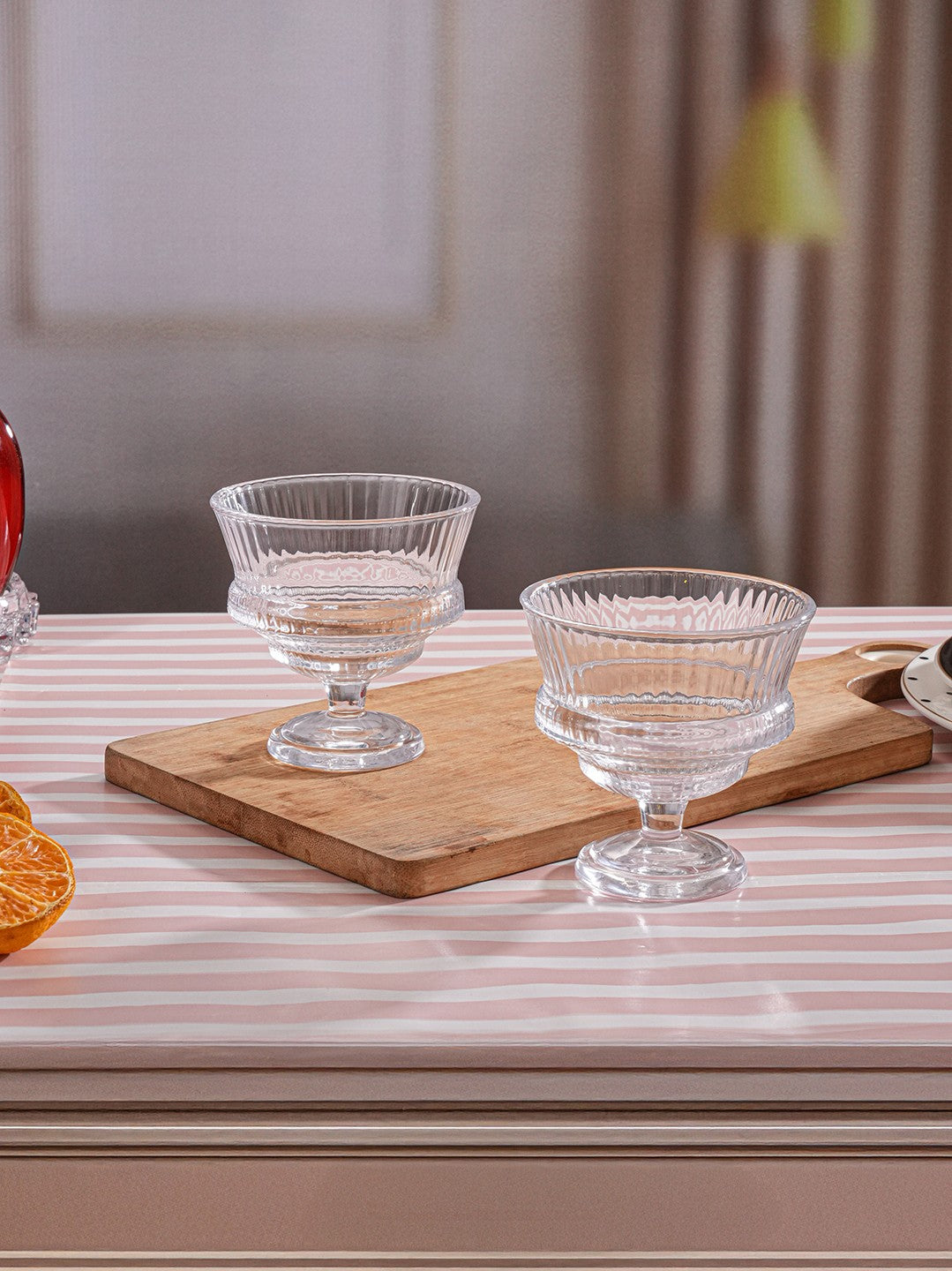 Celestine Clear Dessert Serving Glass