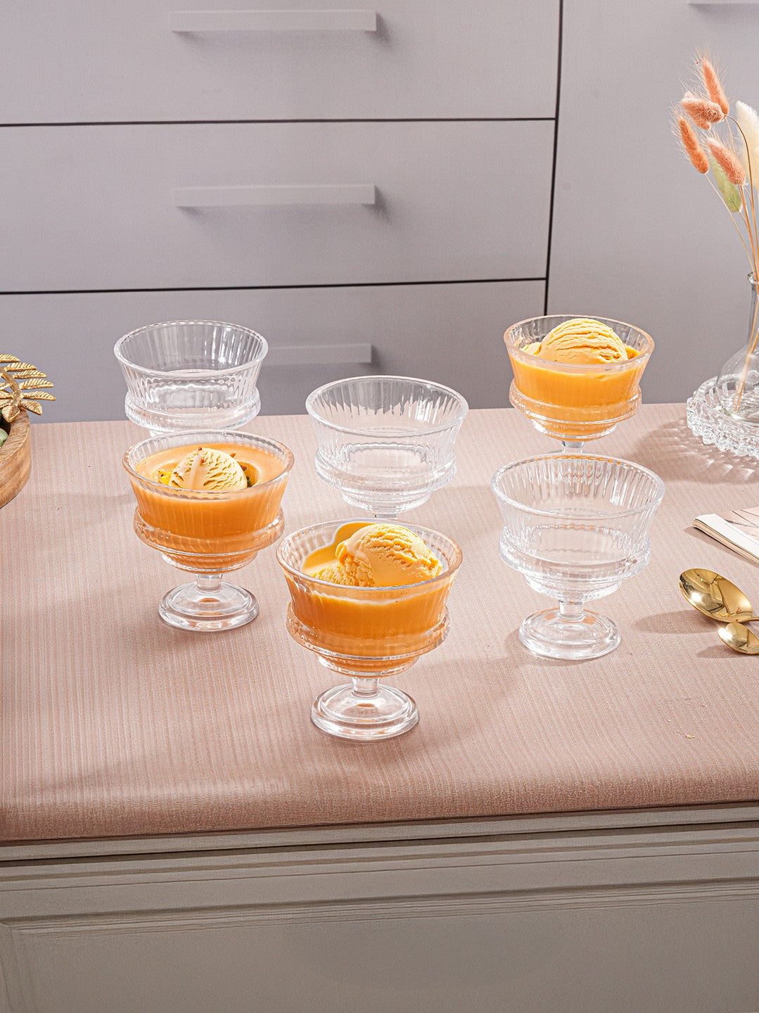 Celestine Clear Dessert Serving Glass