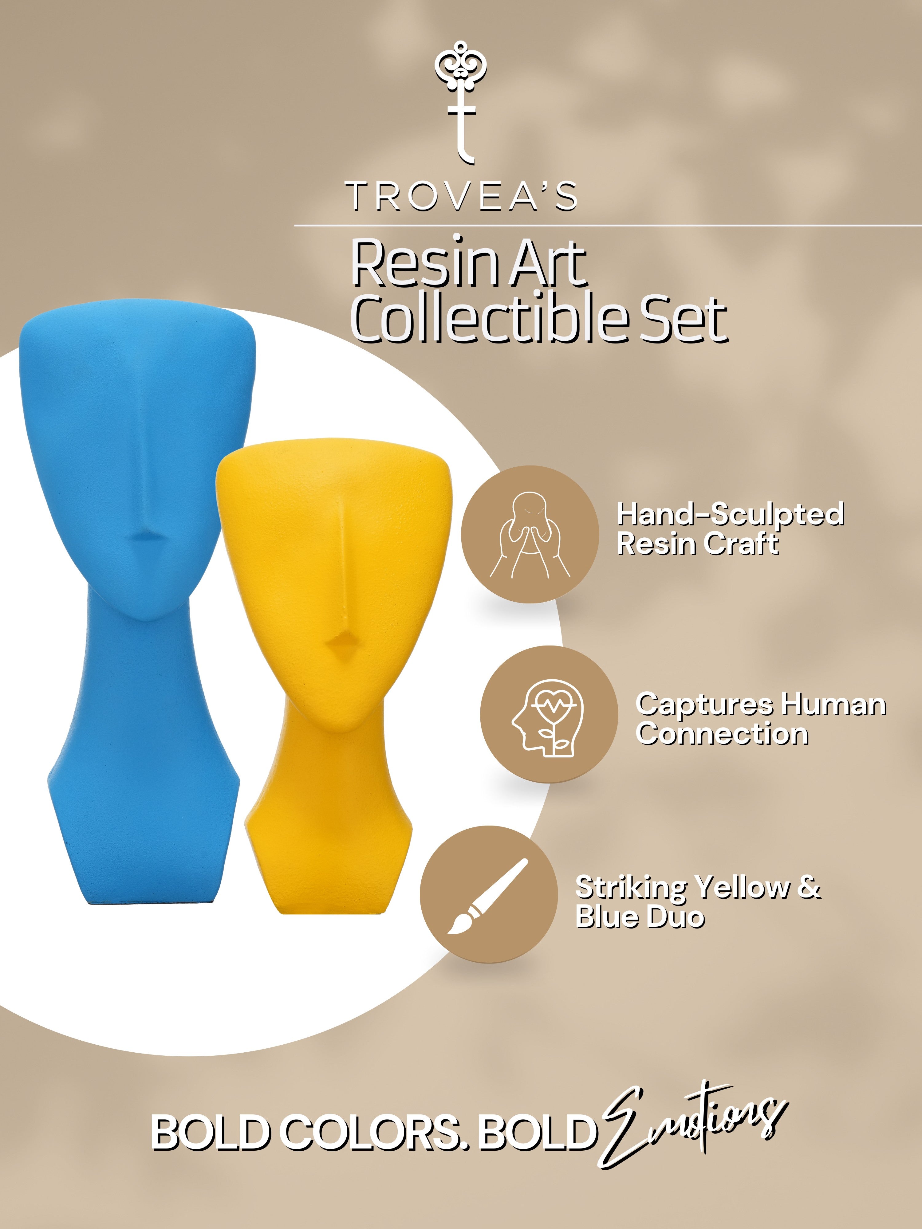 Echo Faces Table Decor (Pack of 2)