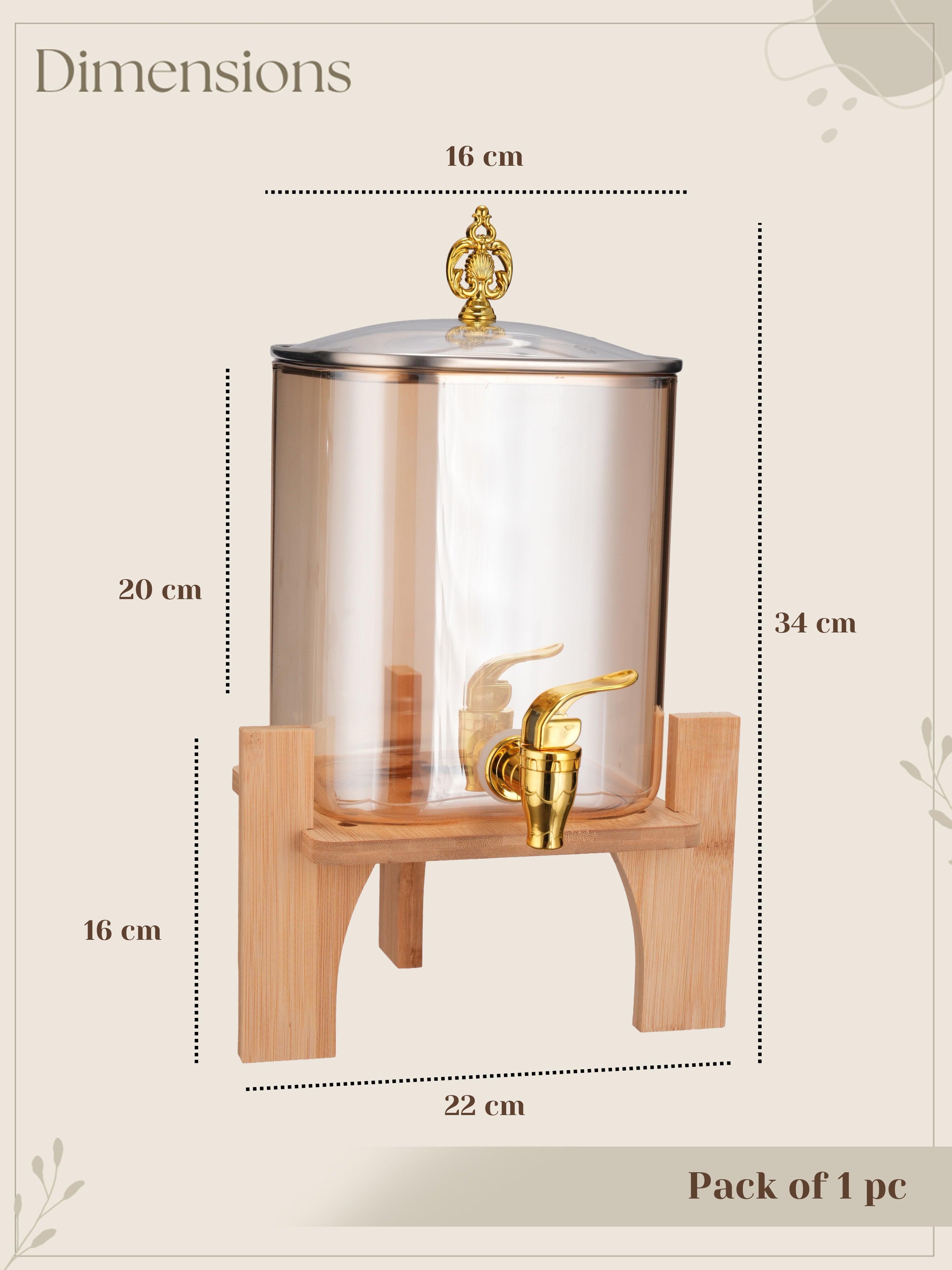The Golden Pour Beverage Dispenser