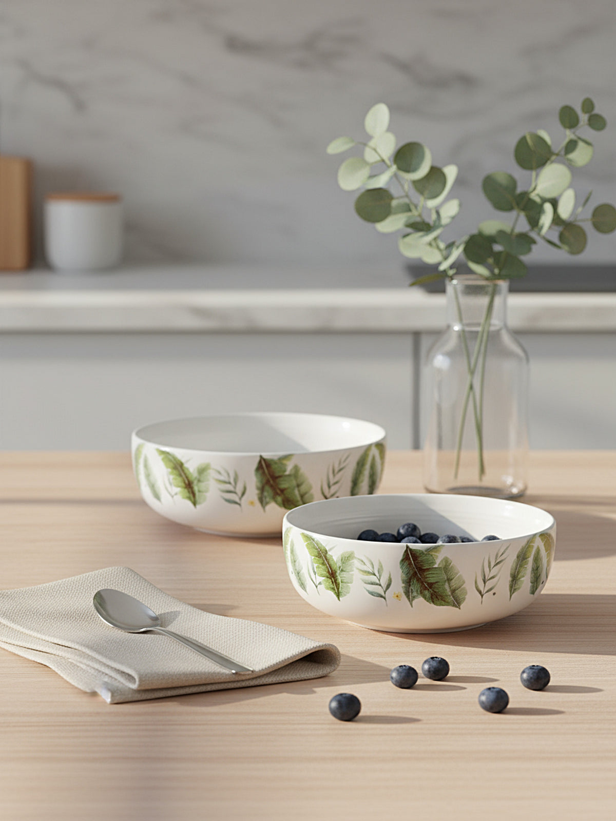 Tropical Mischief Porcelain Big Bowls