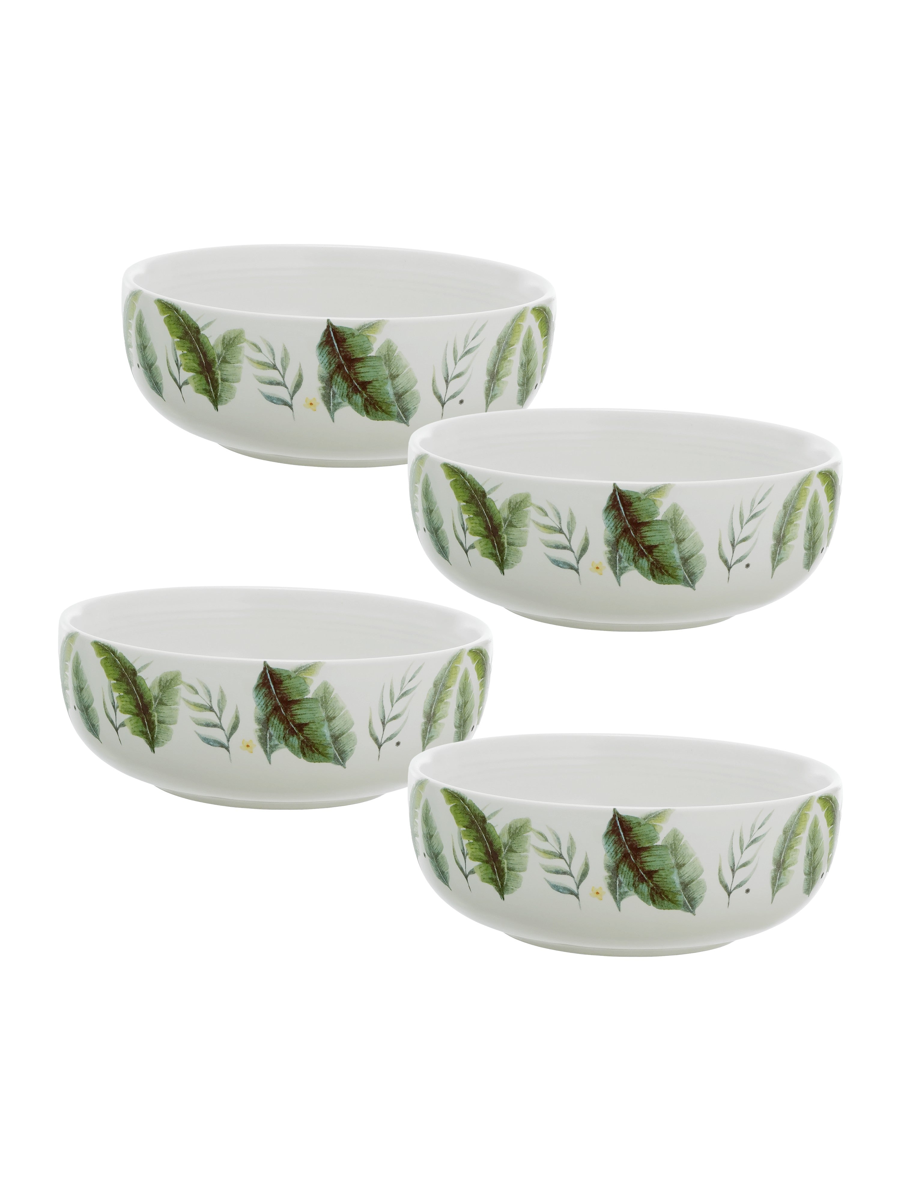 Tropical Mischief Porcelain Big Bowls (Pack of 4)