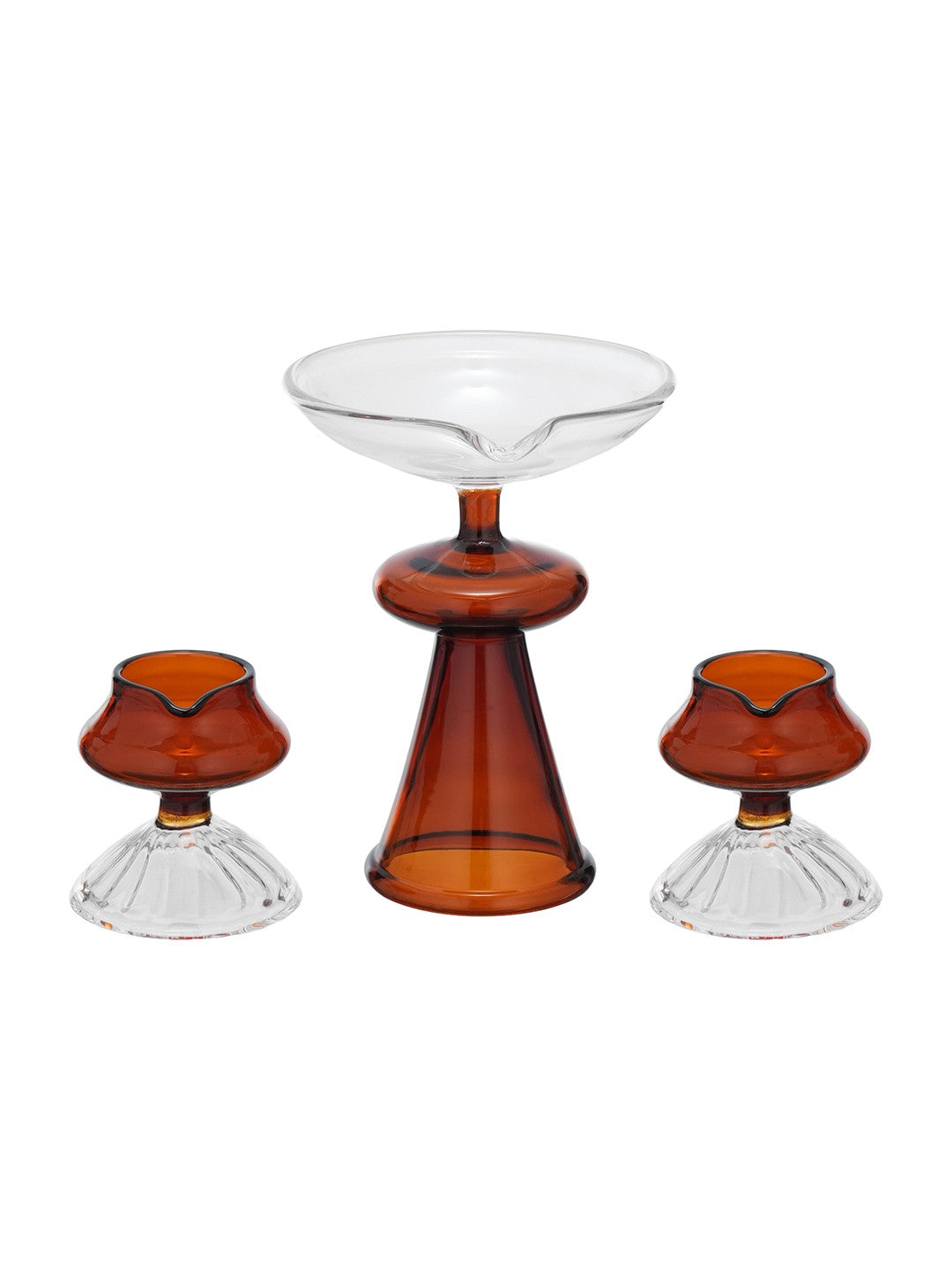 AmberAura Diya Trio