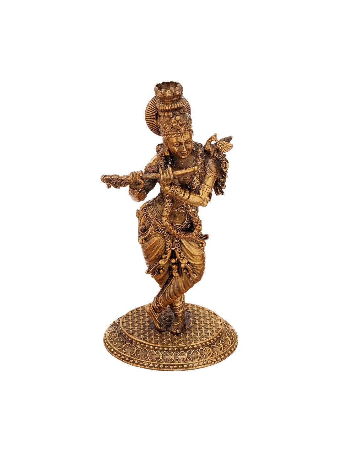 NavaShree Krishna Brass Idol