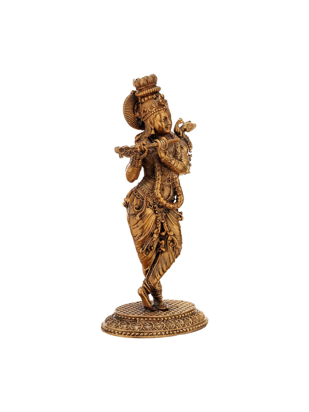 NavaShree Krishna Brass Idol