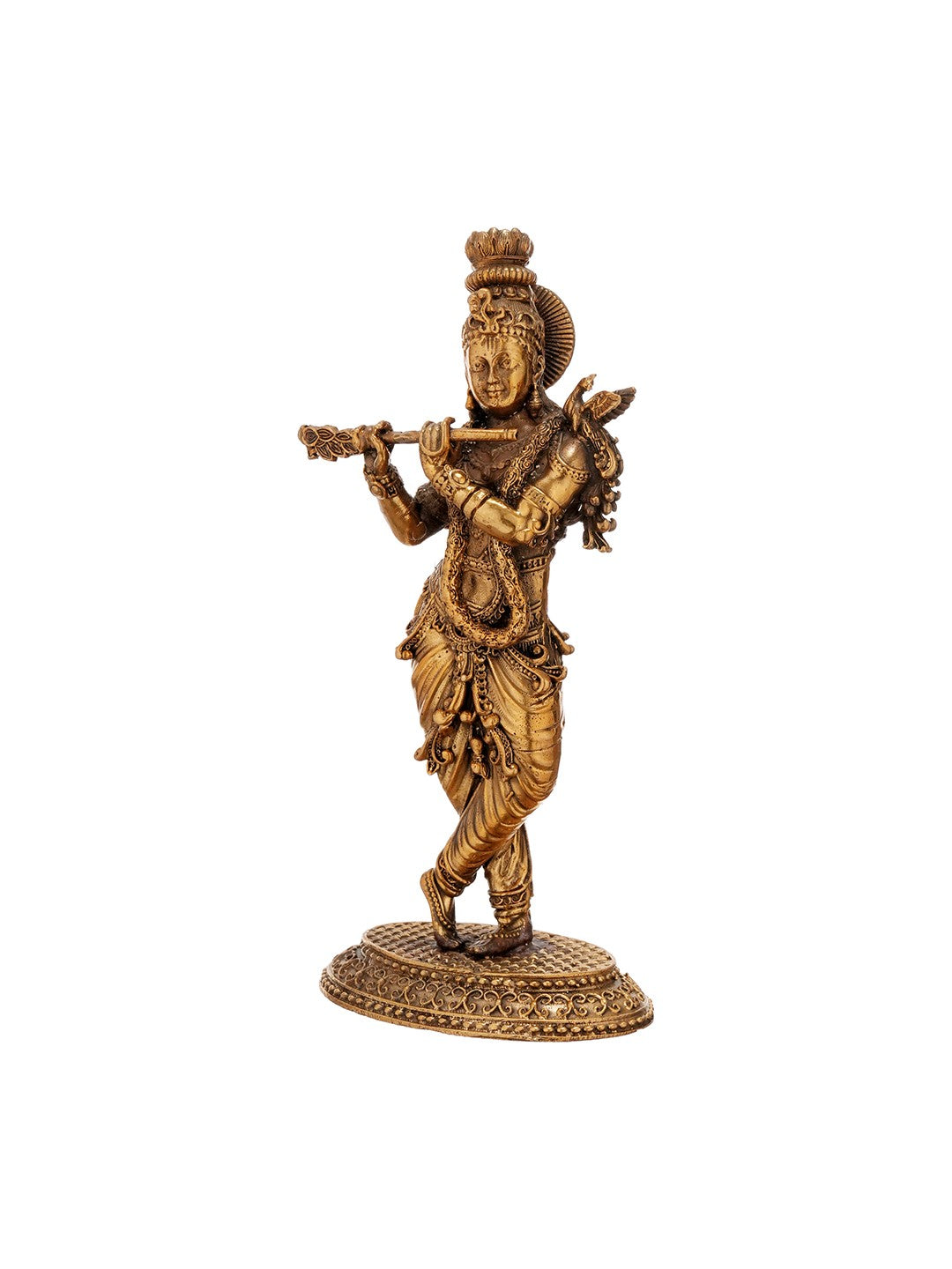 NavaShree Krishna Brass Idol