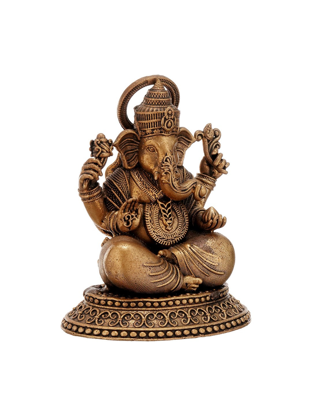 ShreeDagdu Ganraj Brass Idol