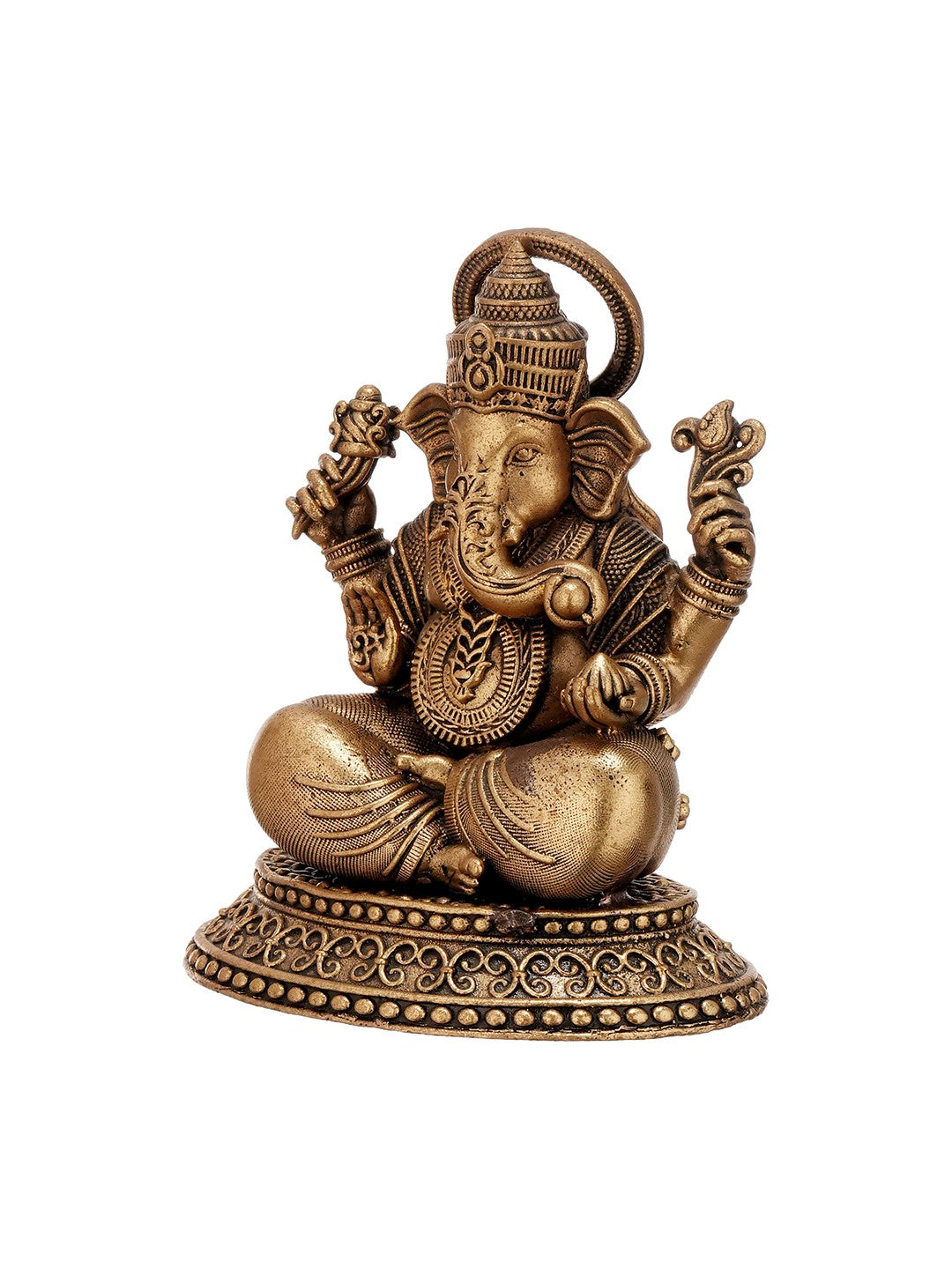 ShreeDagdu Ganraj Brass Idol