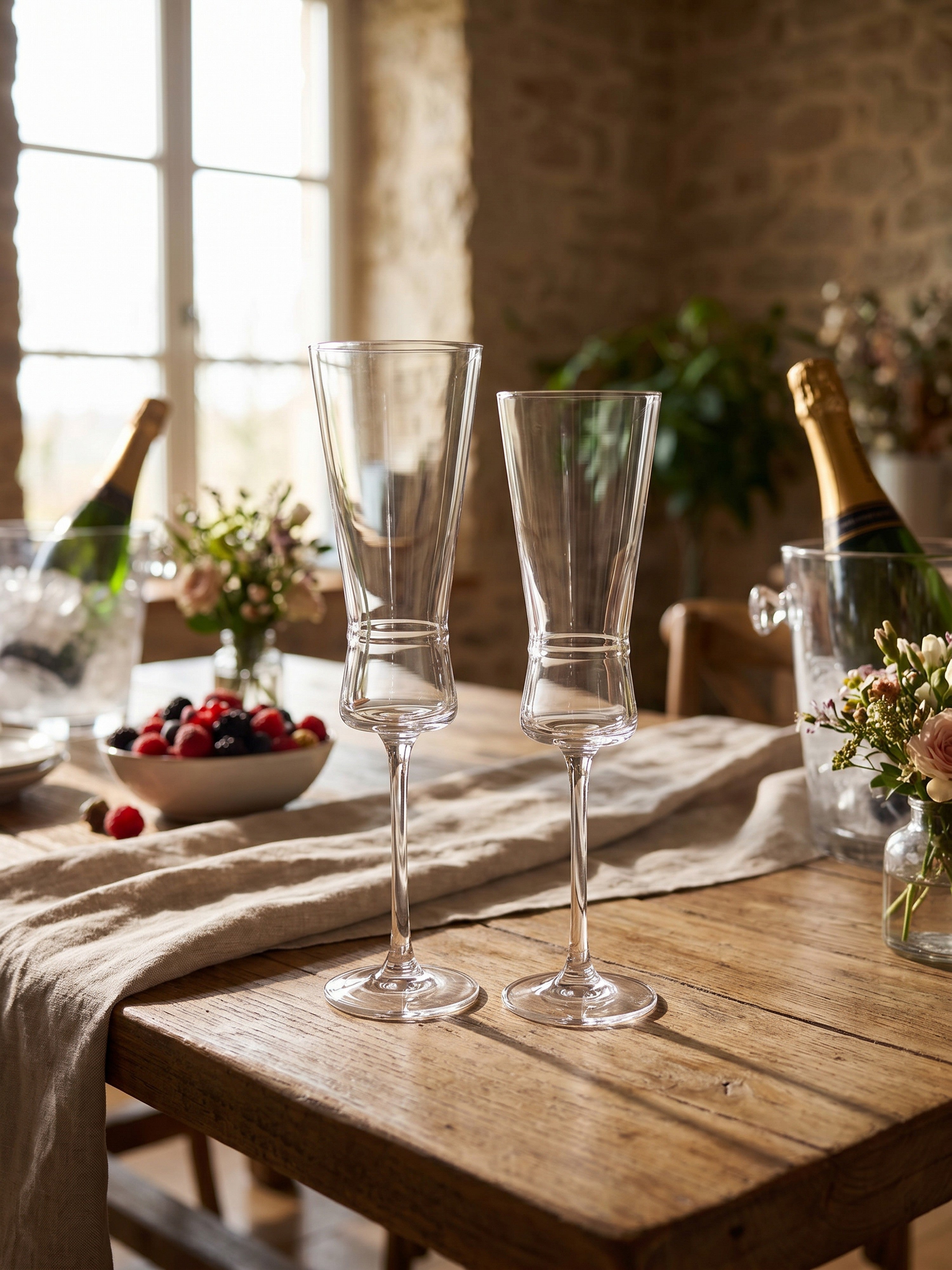 Aurora Ring Champagne Glass