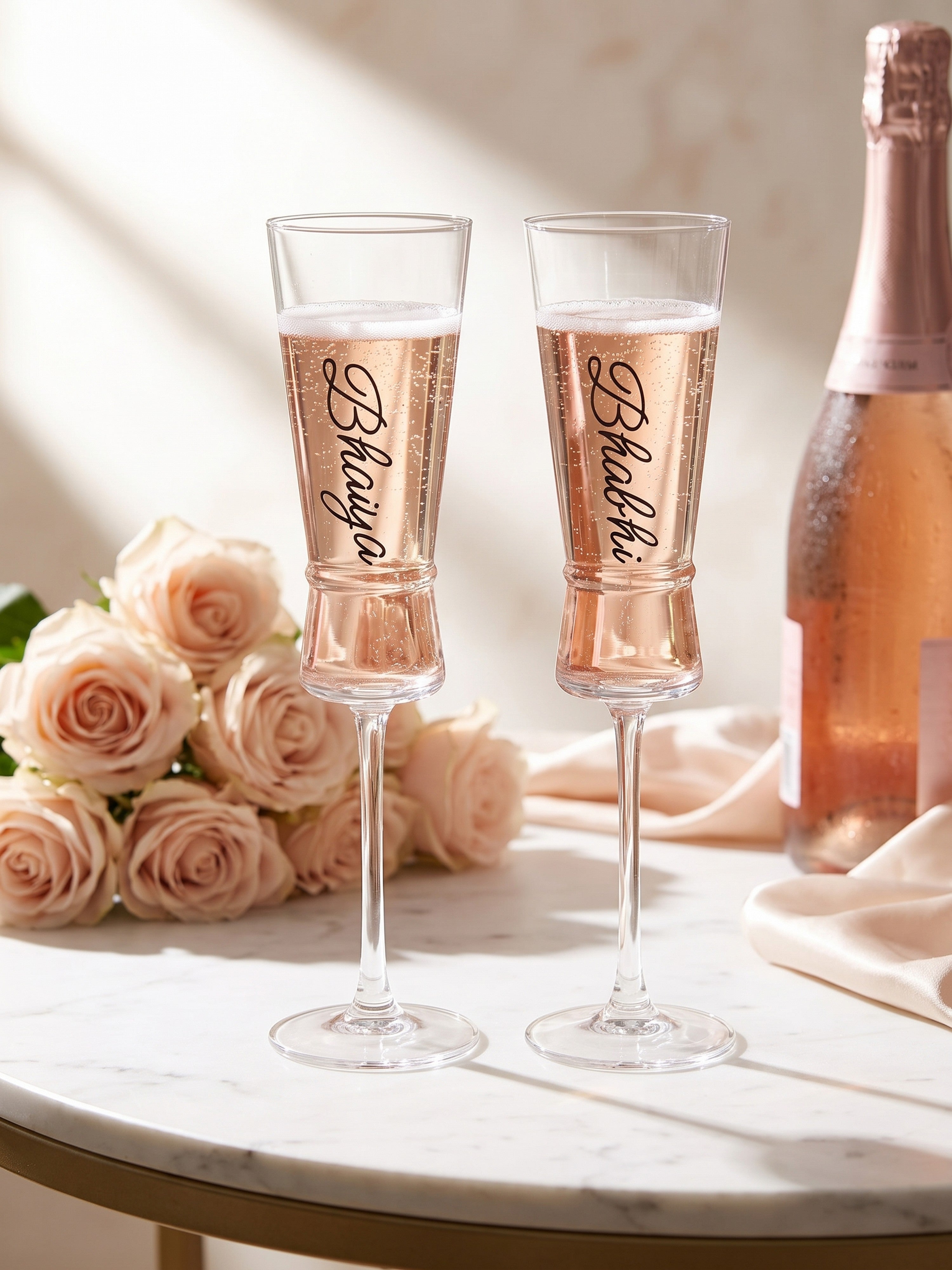 Aurora Ring Champagne Glass