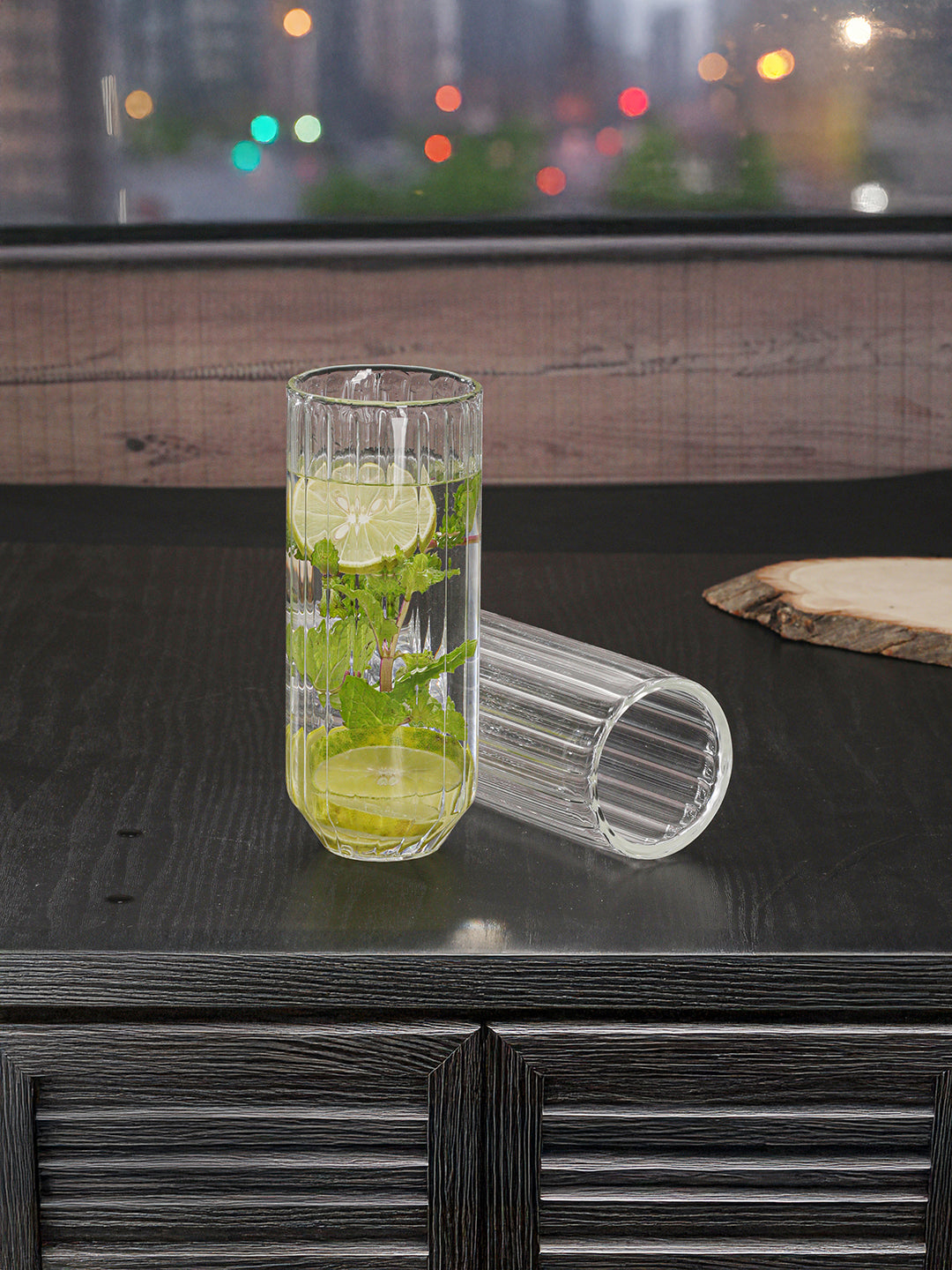 Ripple Wave Highball Glass