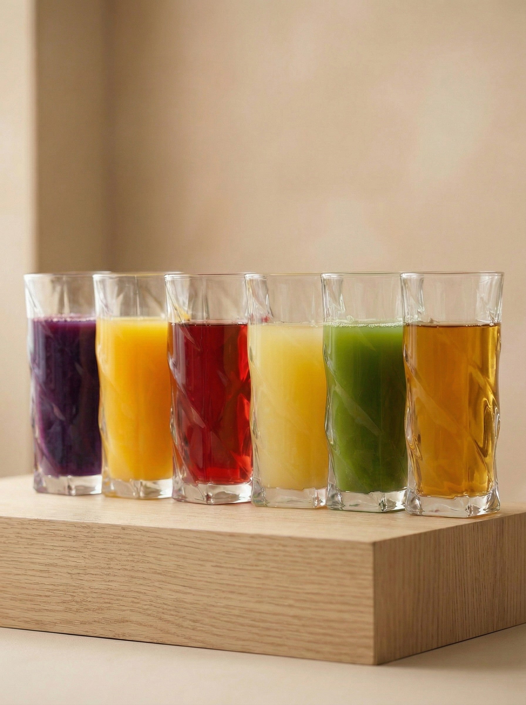Aqua Crest Highball Glass (Pack of 6)