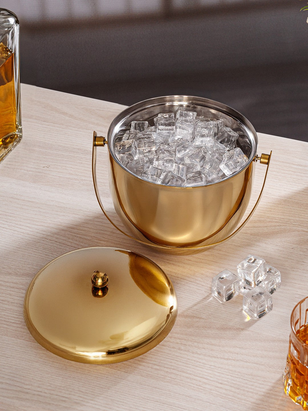 Glided Glaciour Double Walled Ice Bucket -1.2L