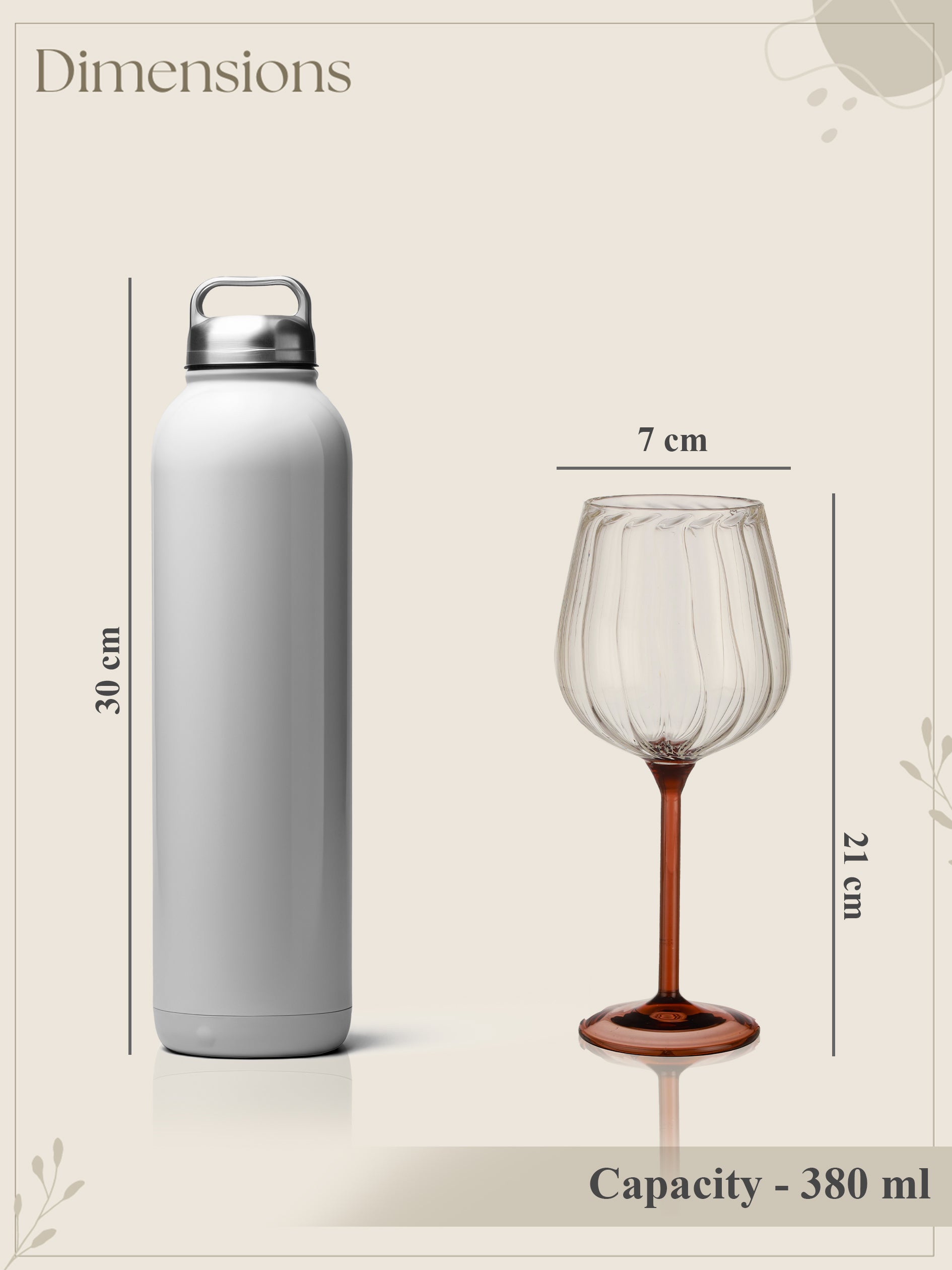 TAWNY TOAST RED WINE GLASS