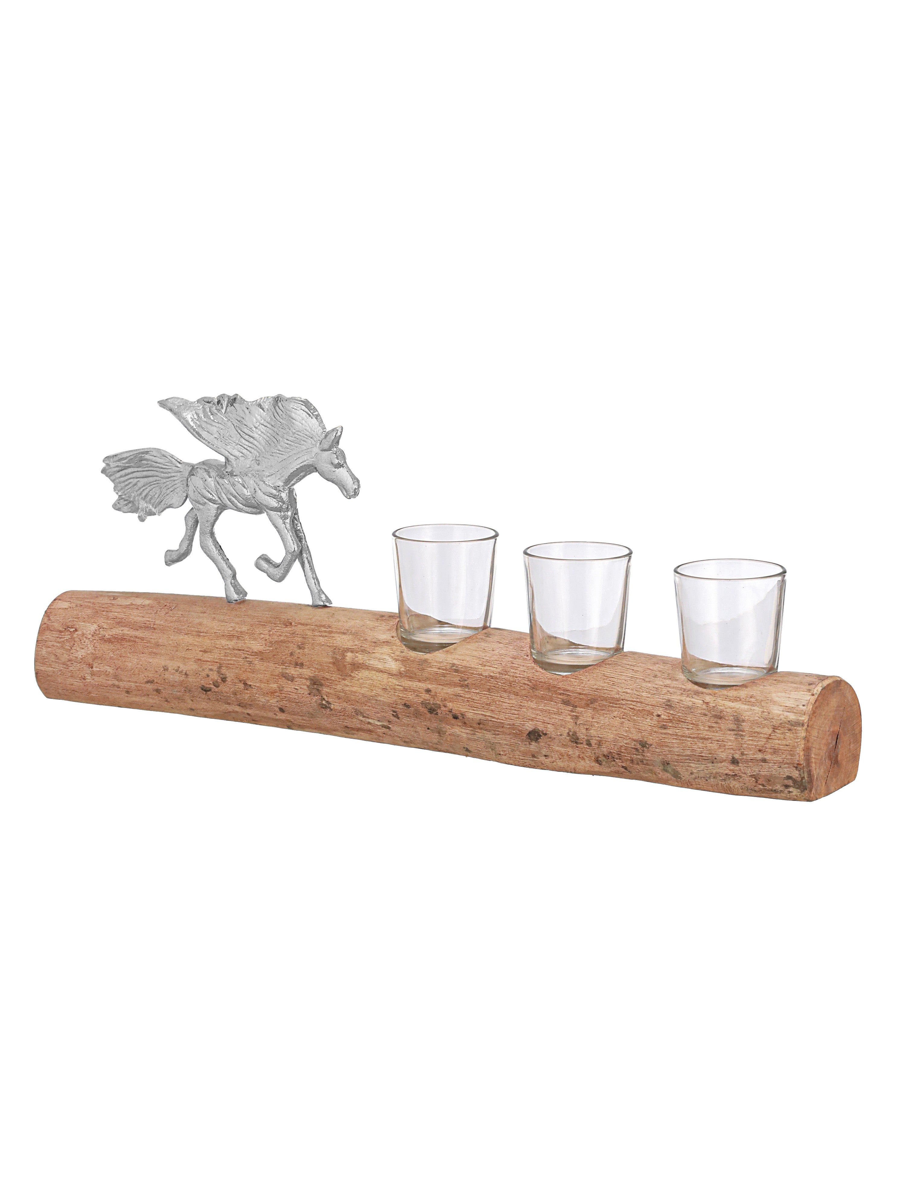 Stallion Sips Shot Glasses with a Stand