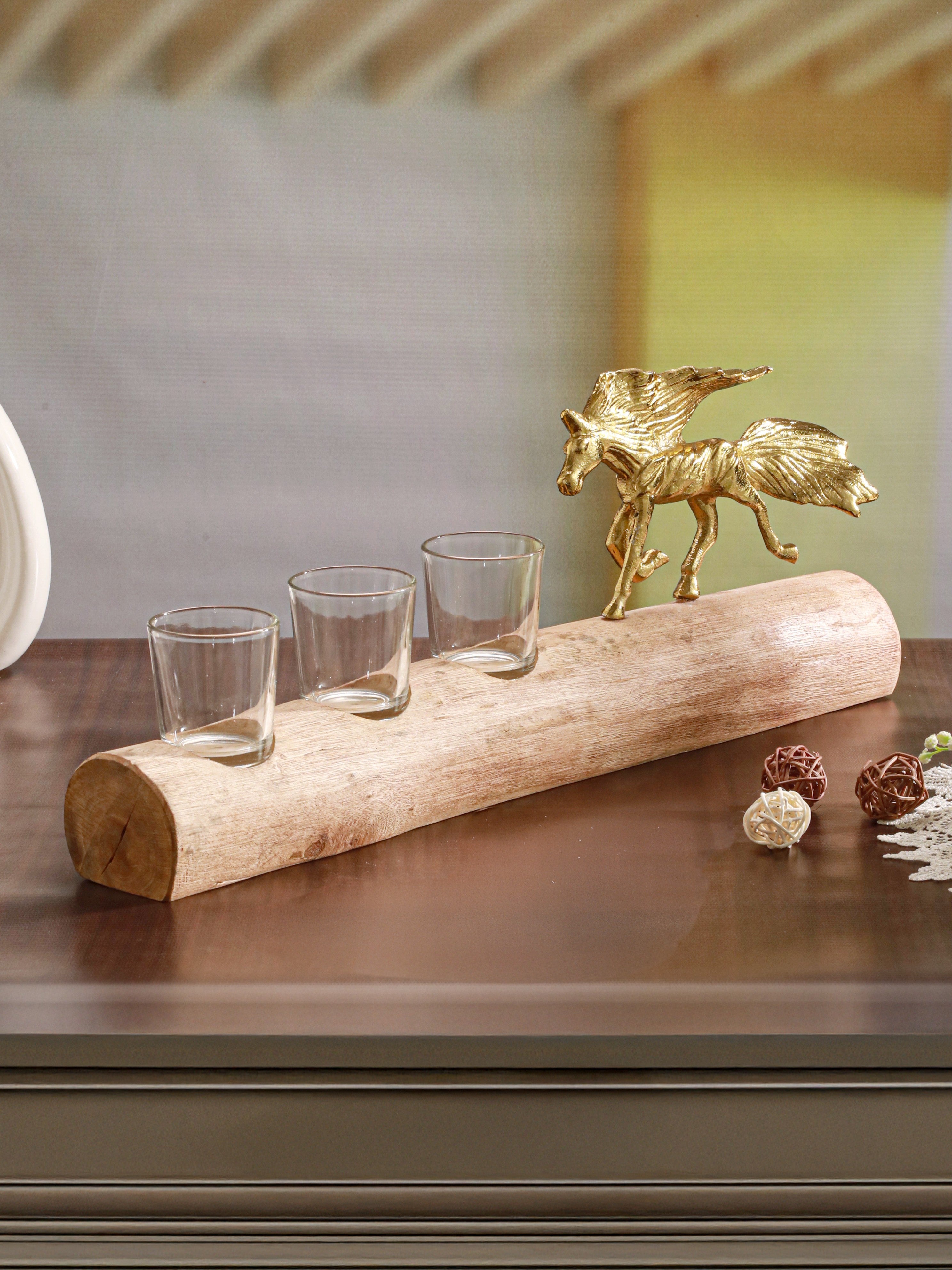 Stallion Sips Shot Glasses with a Stand