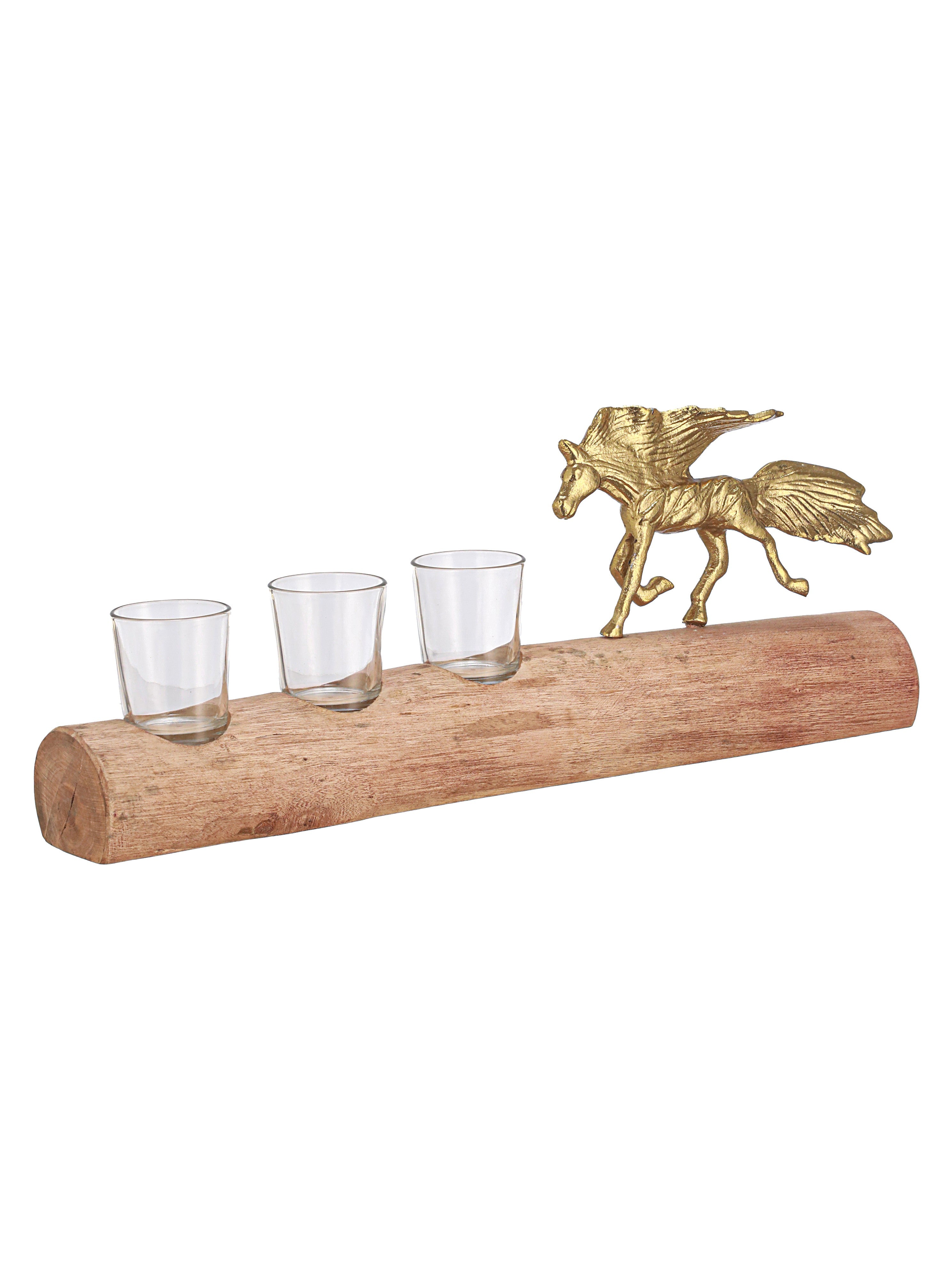 Stallion Sips Shot Glasses with a Stand