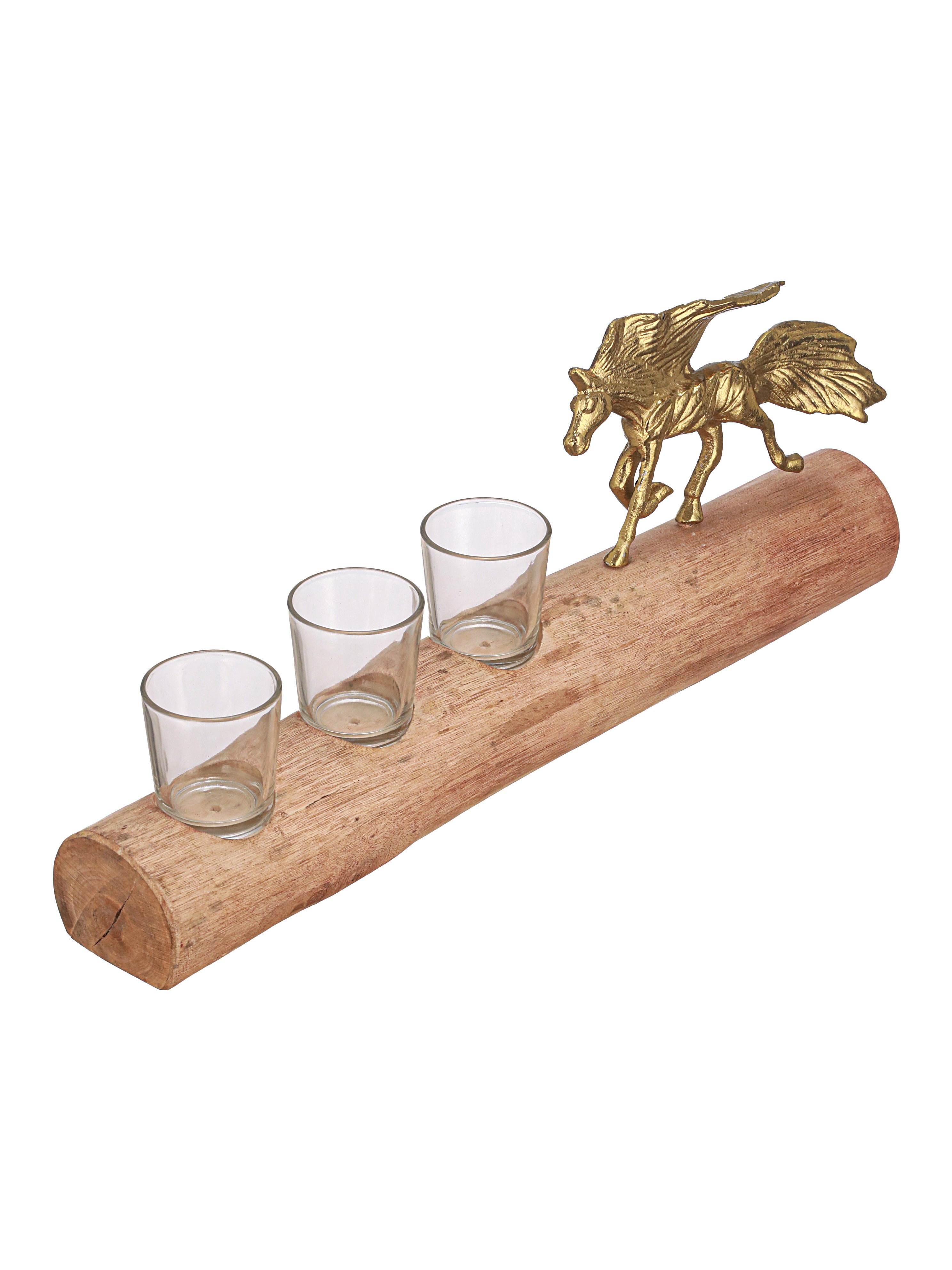 Stallion Sips Shot Glasses with a Stand