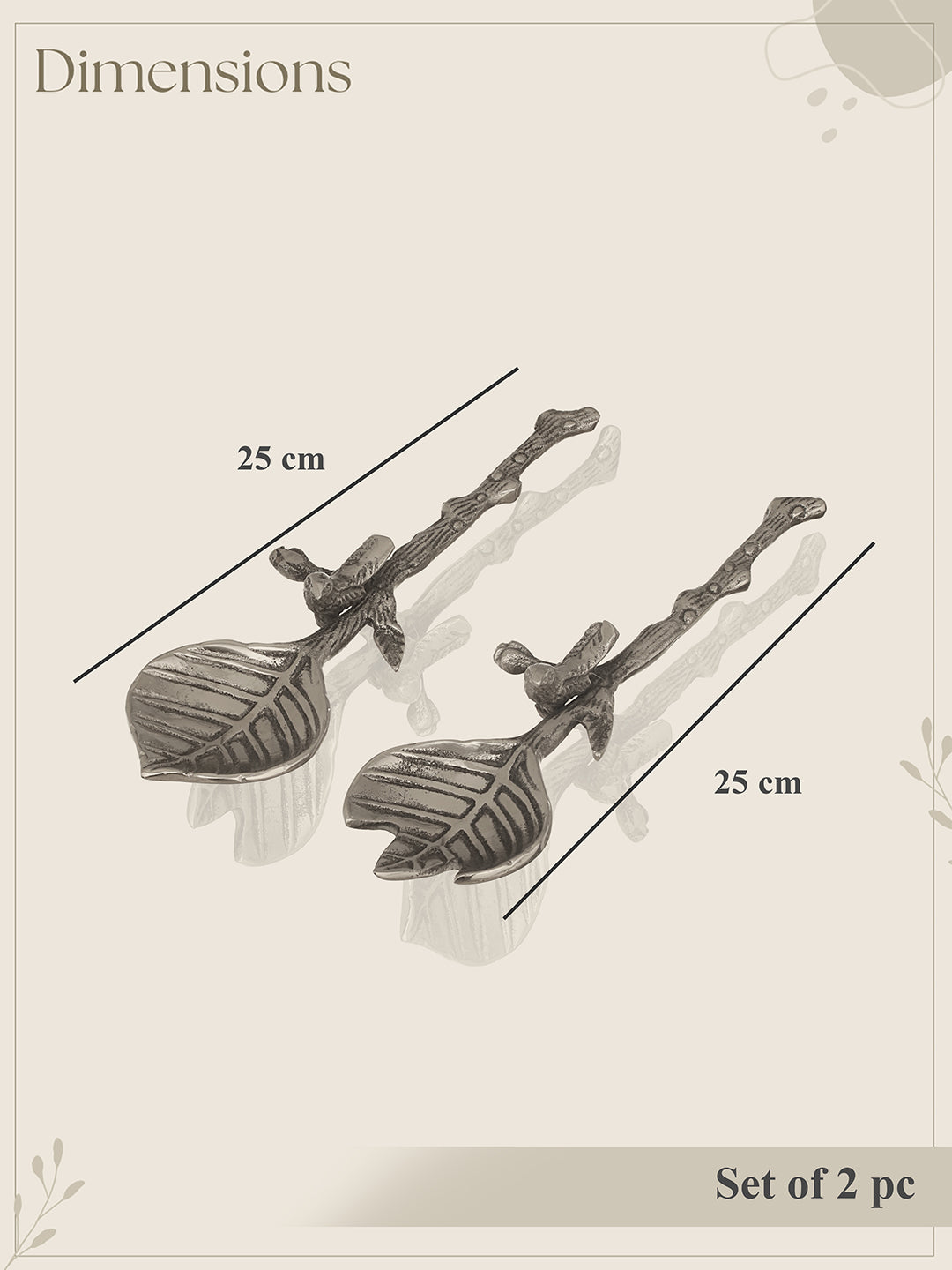 LeafShine Salad Server, Set of 2