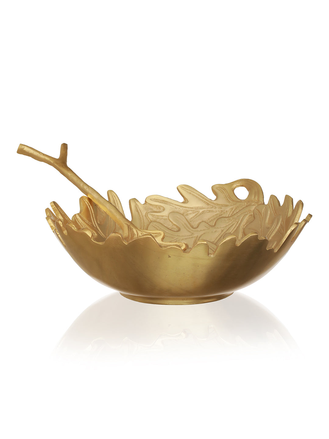 Lush Leaves Salad Bowl & Server