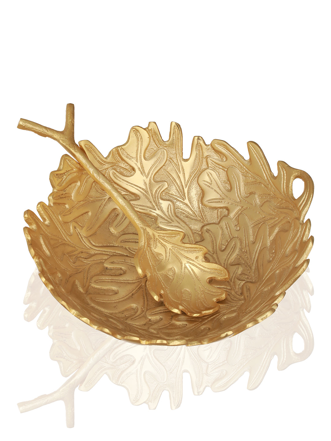 Lush Leaves Salad Bowl & Server