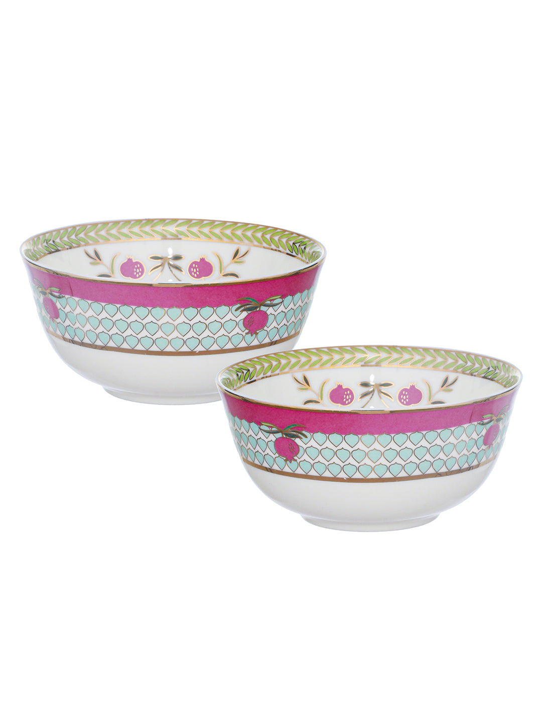Pom Passion 24K Gold Plated Bowls (Pack of 4)