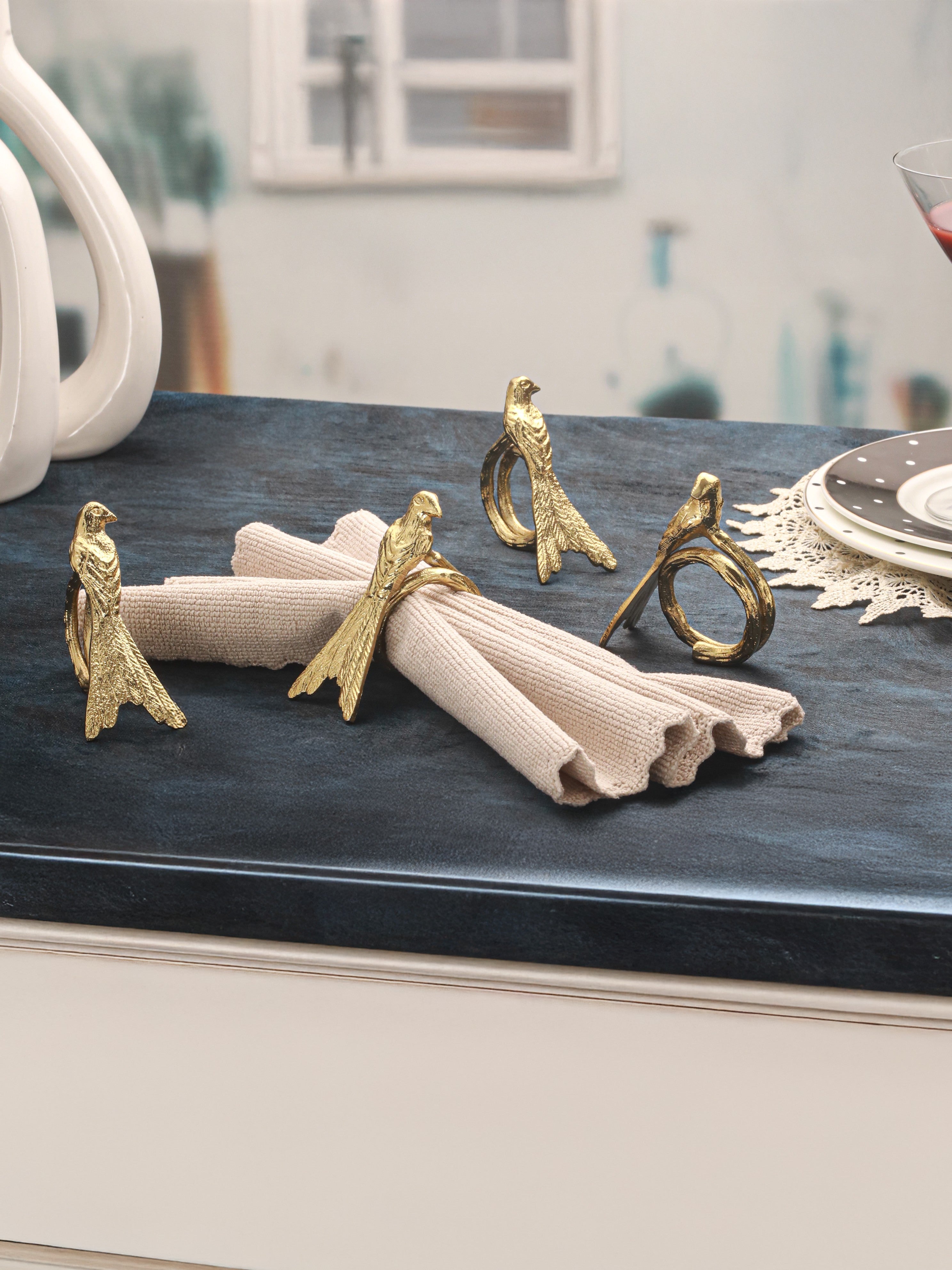 Chirp Loops Napkin Rings (Pack of 4)