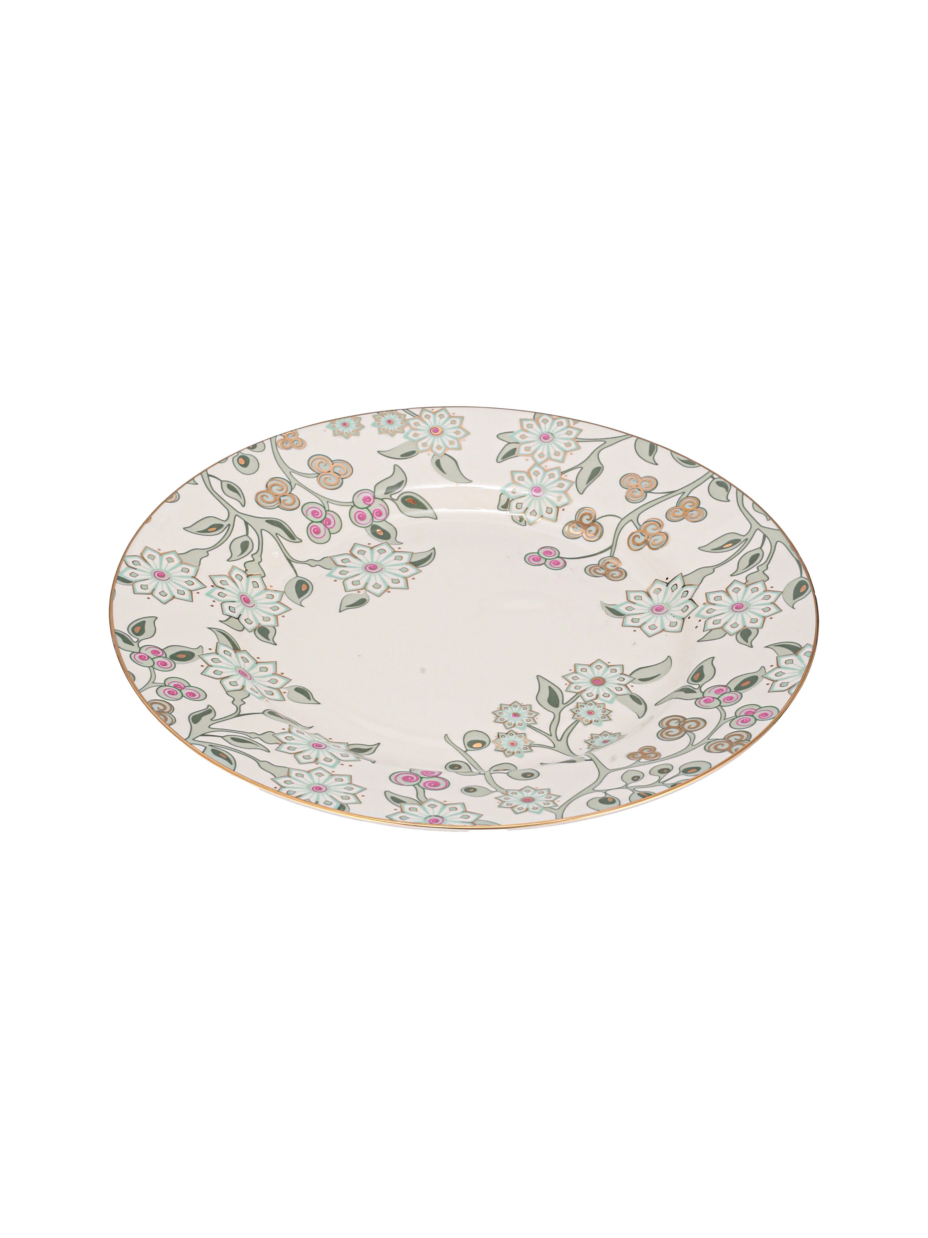 Sea Side Bloom 24K Gold Plated Serve and Savour Set (Pack of 12)