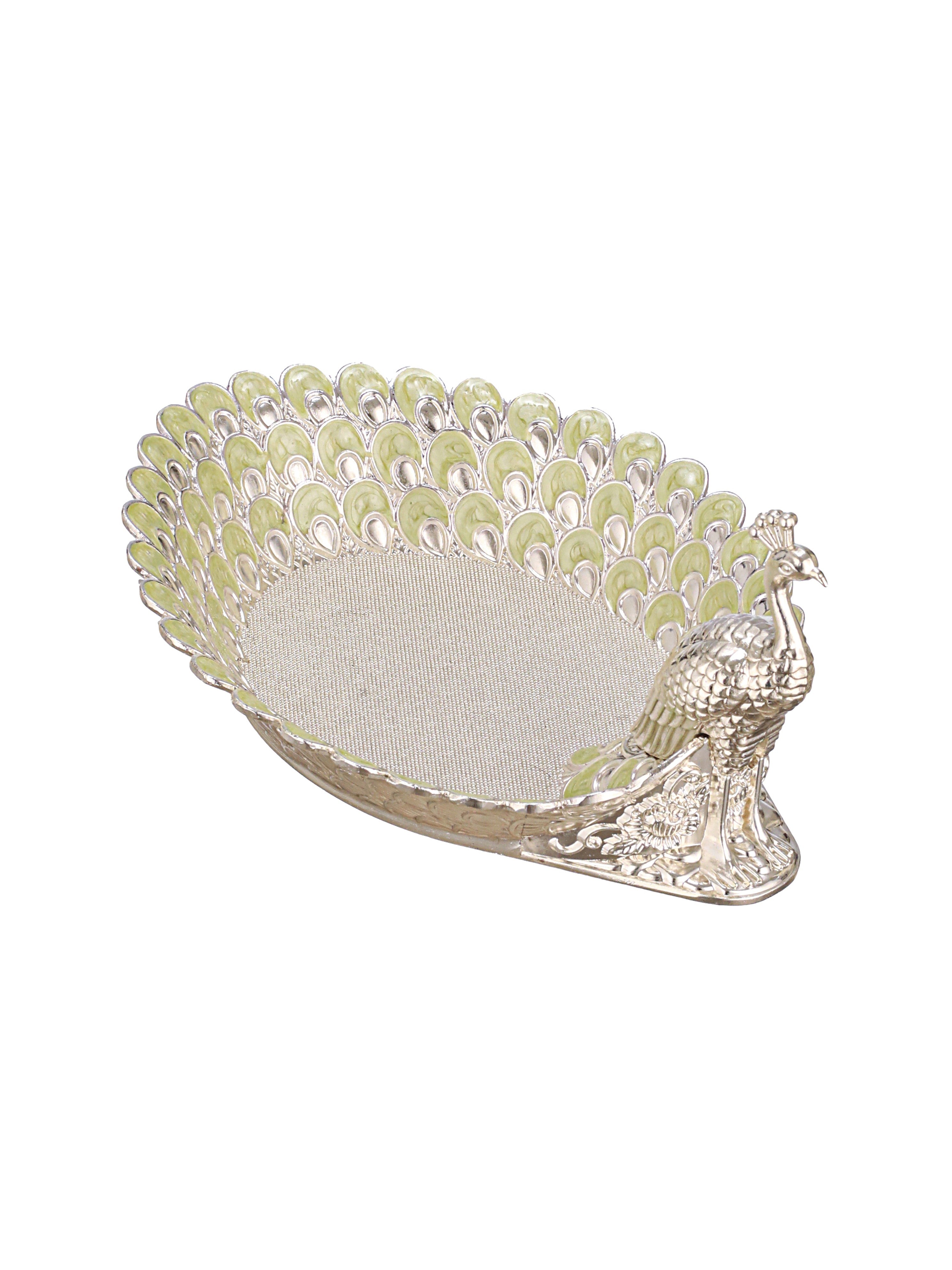 Peacock Jewel Nut Dish