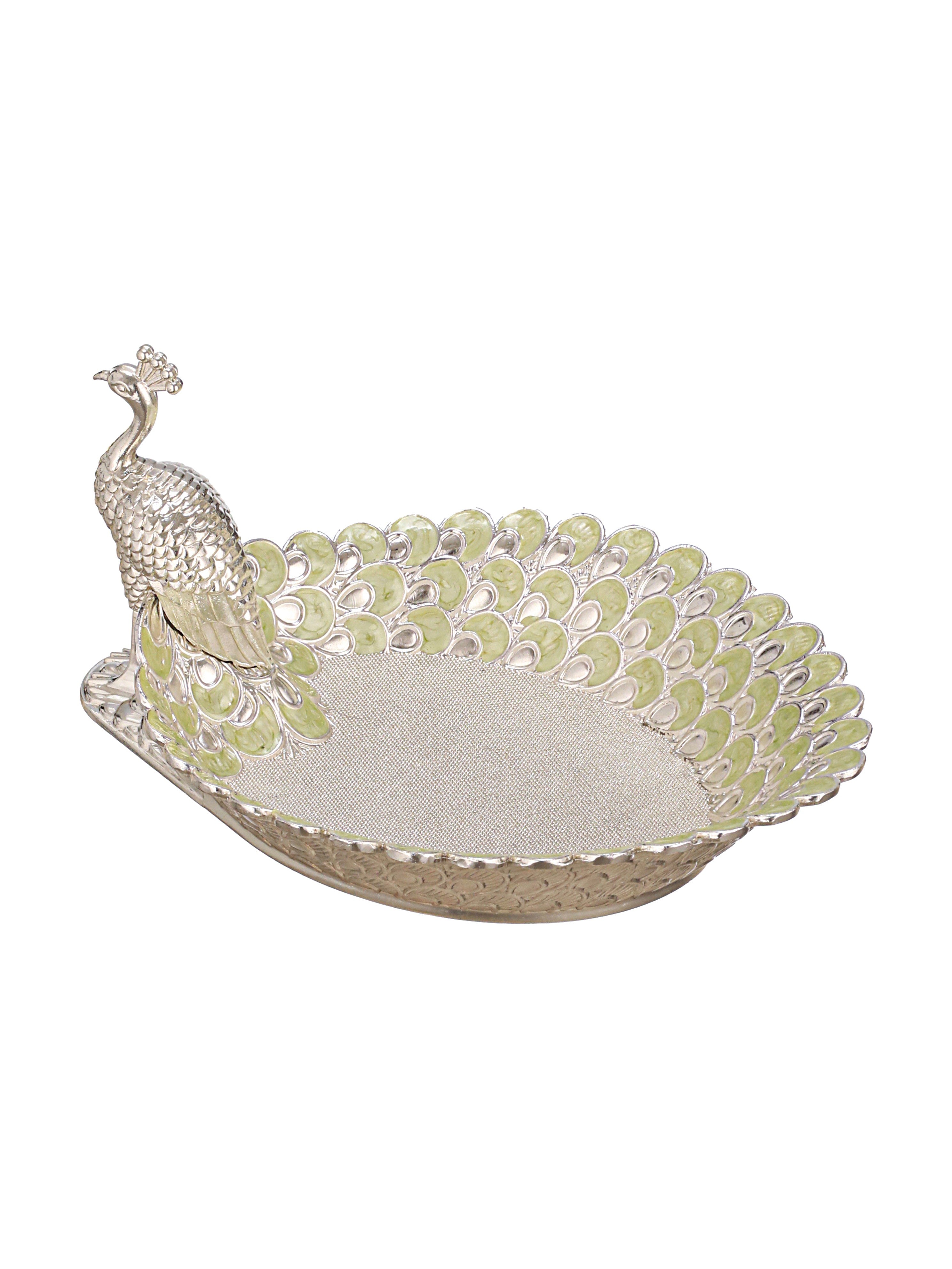 Peacock Jewel Nut Dish
