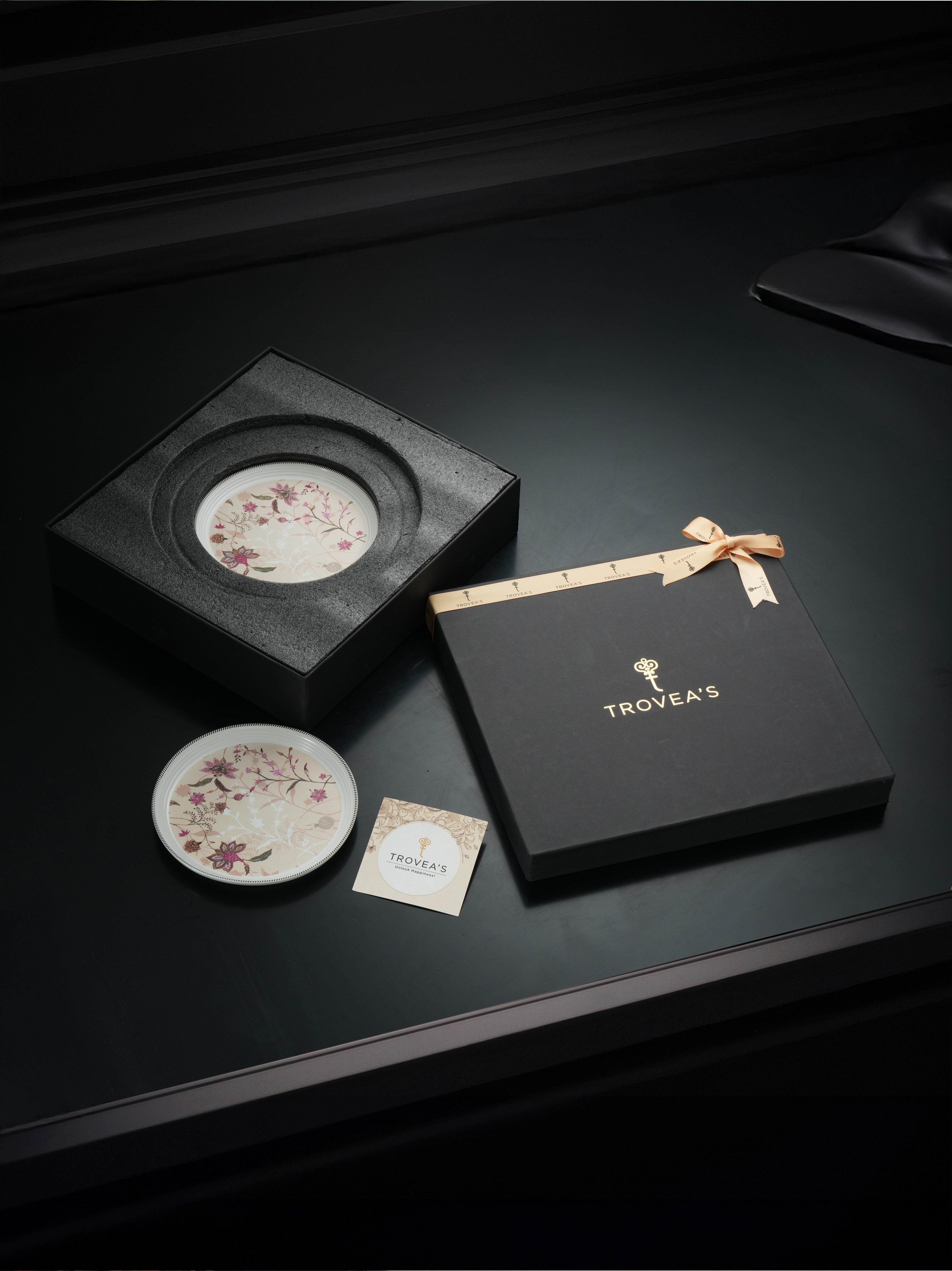 BlossomServe Porcelain Snack Set (Pack of 5)