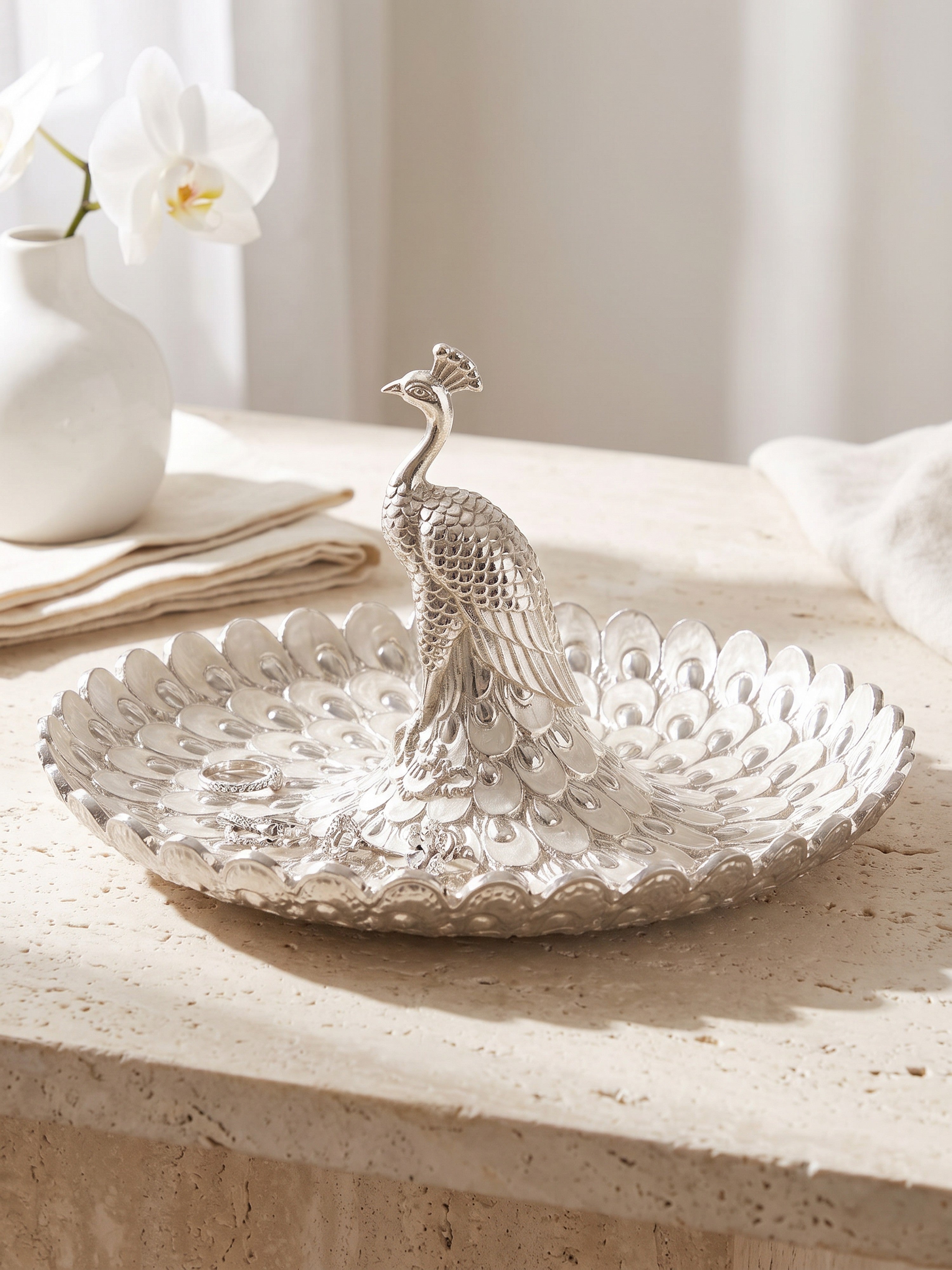 Imperial Plume Centerpiece Tray