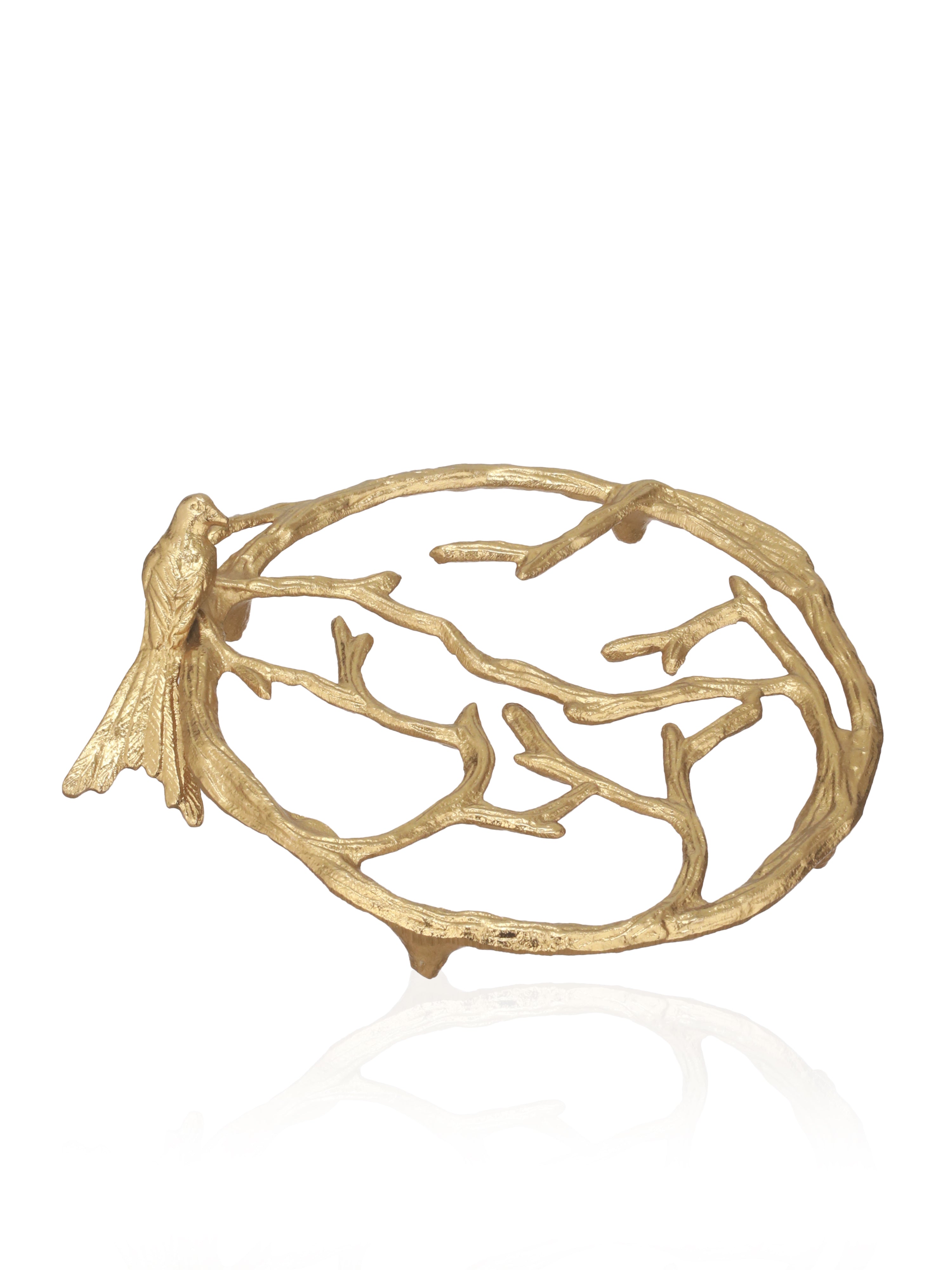 Flight Of Gold Trivet-Gold